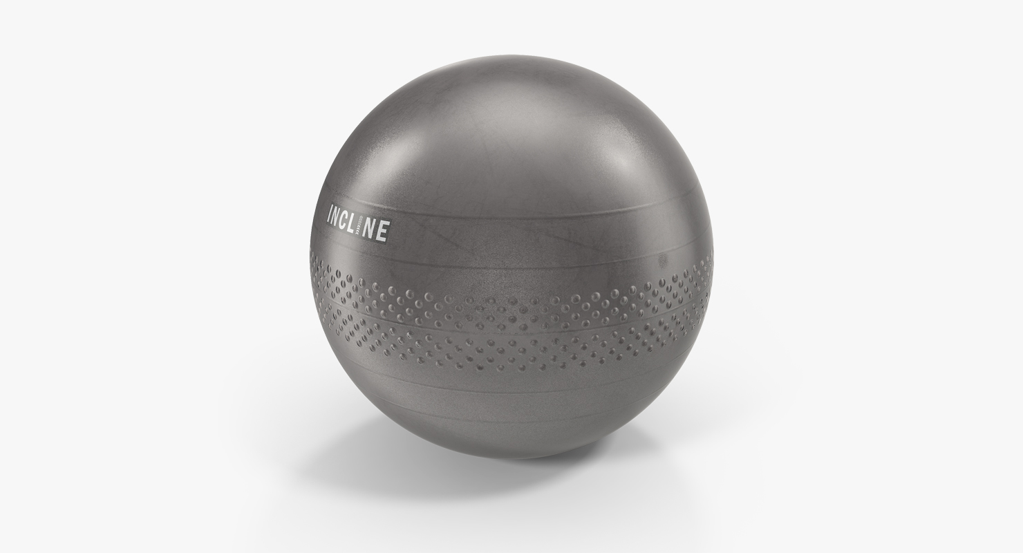 Classic Exercise Ball Chair 3D