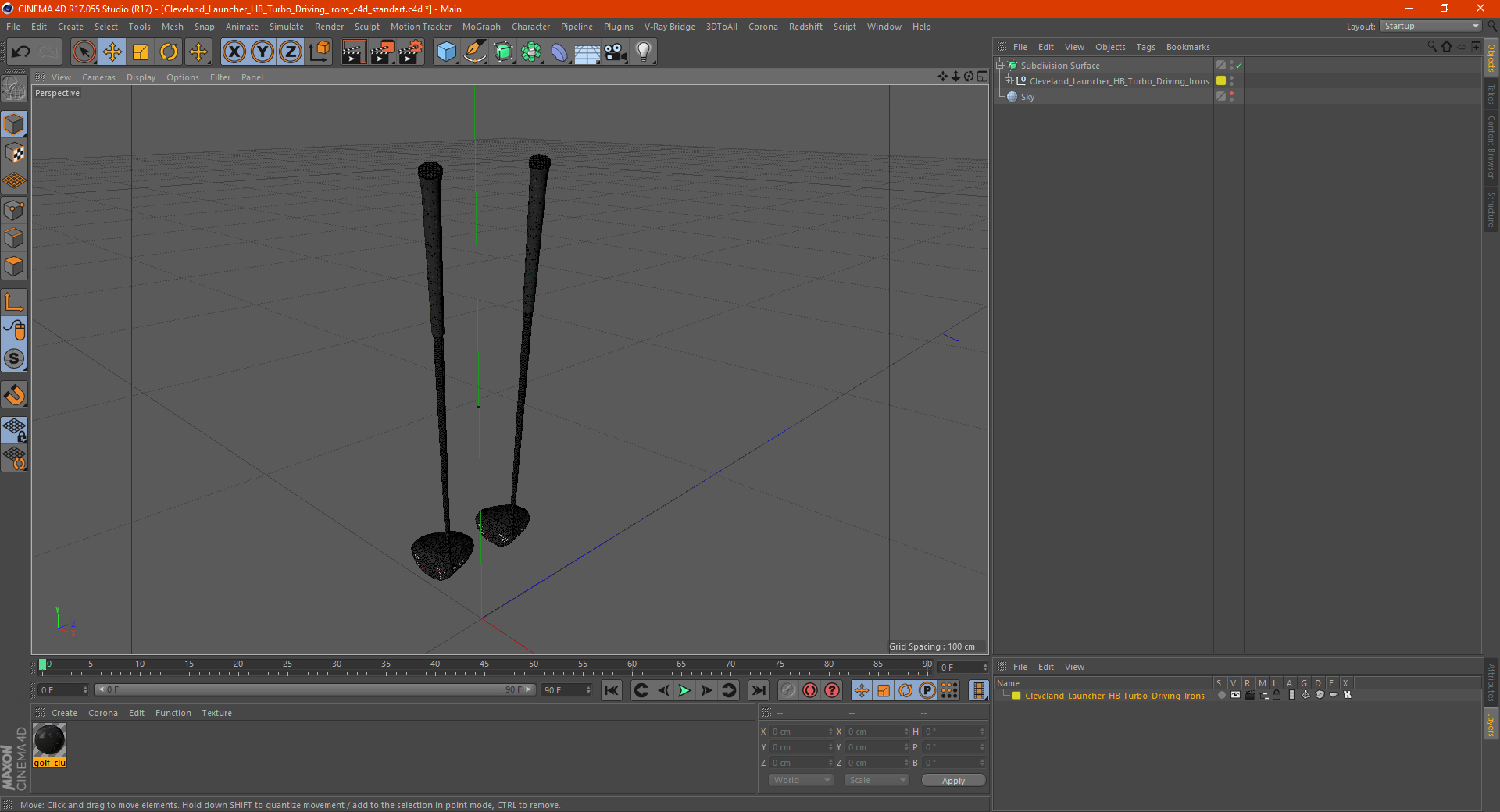 3D Cleveland Launcher HB Turbo Driving Irons