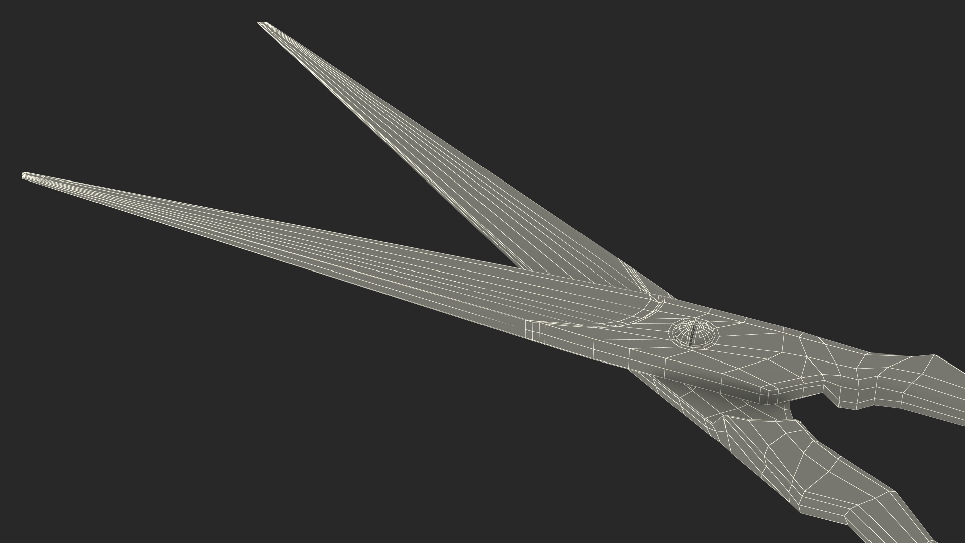 3D model Barber Scissors