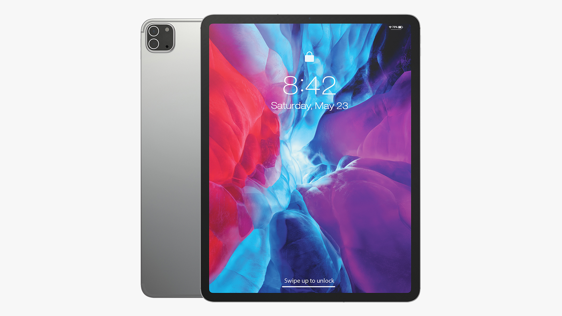 3D model iPad Pro 2020 12 9 inch Silver
