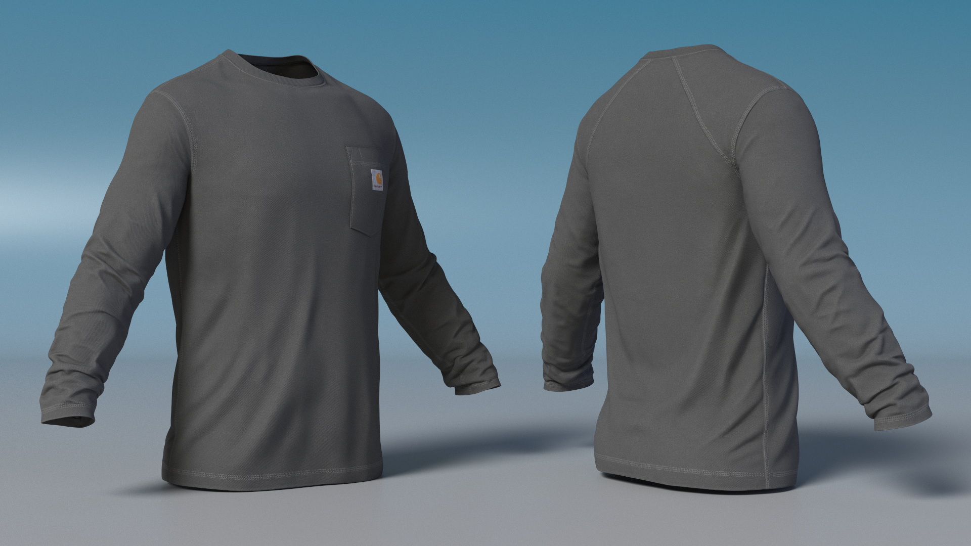 Carhartt Force Pocket Shirt Charcoal, view 5