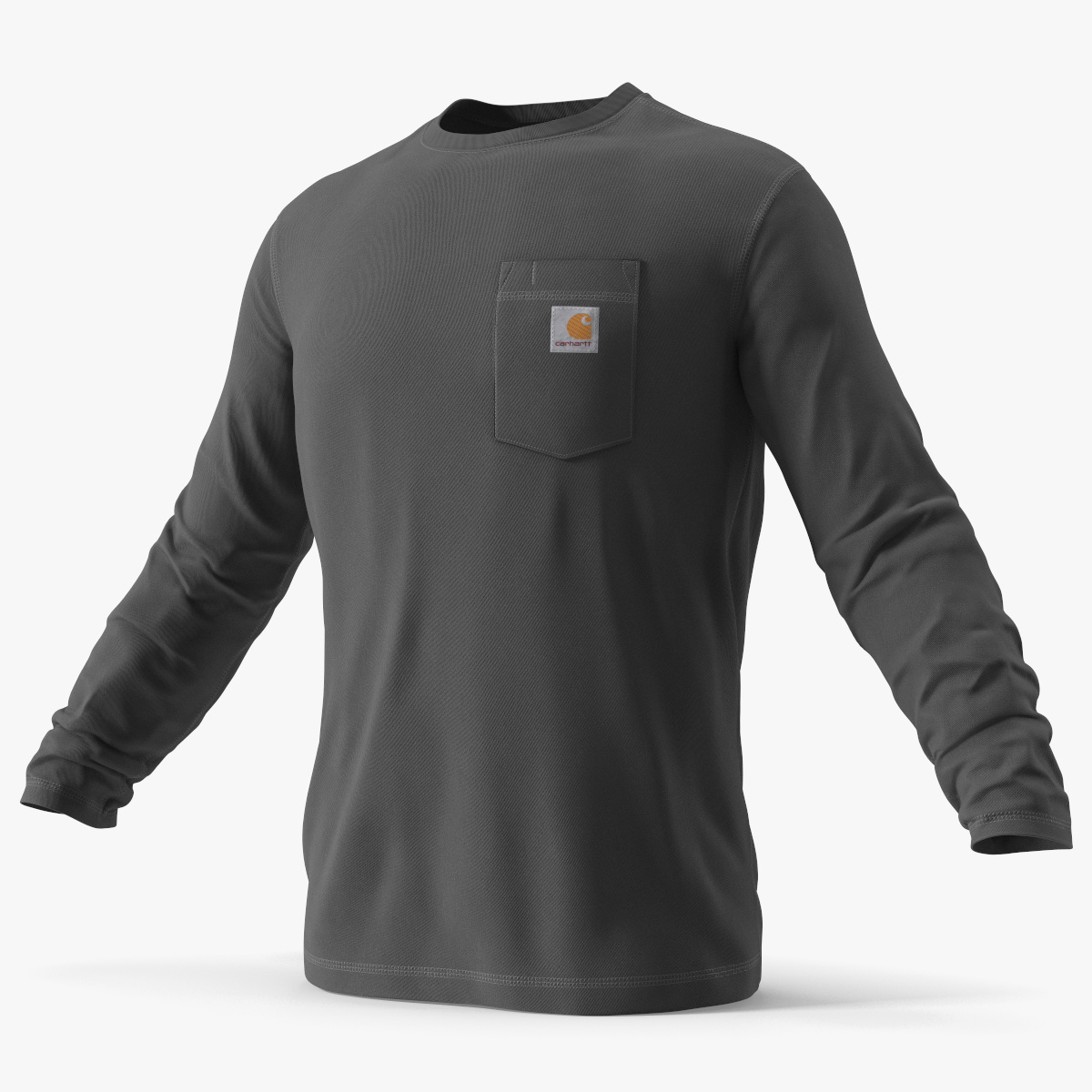 Carhartt Force Pocket Shirt Charcoal, view 3
