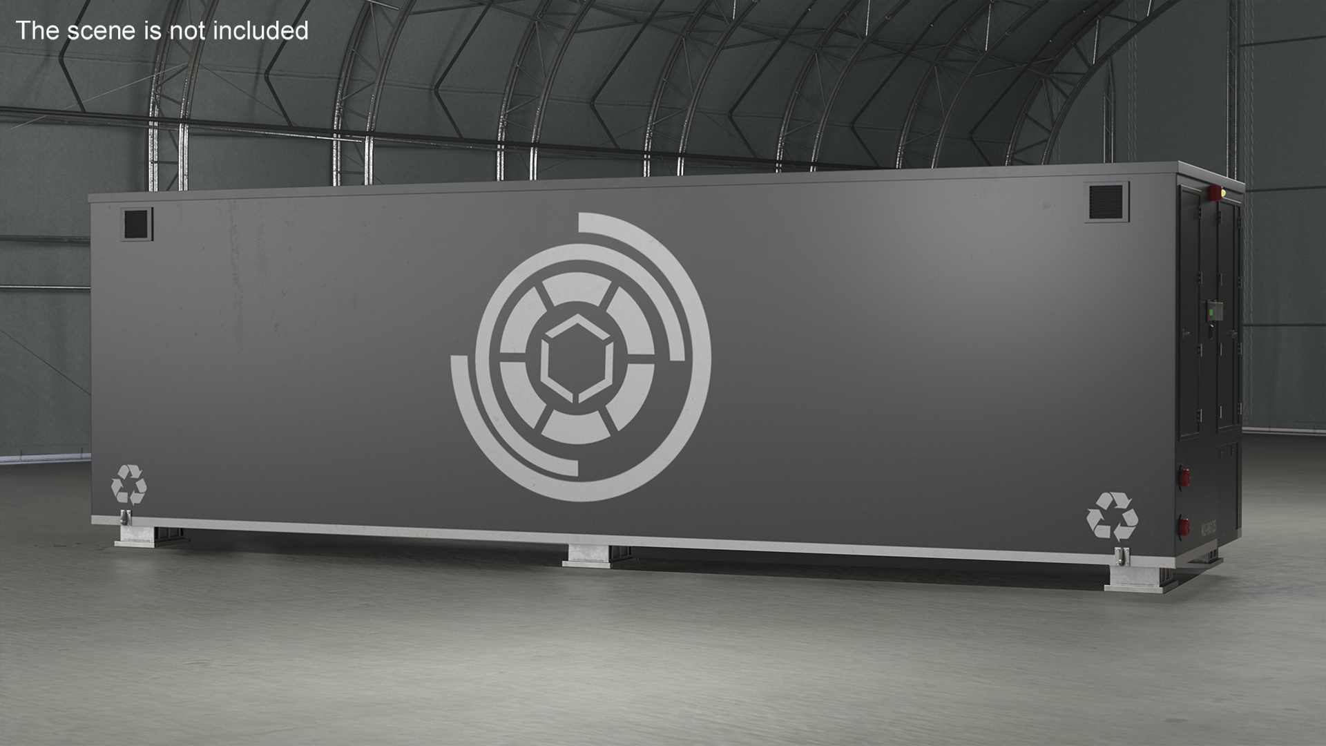 3D model Containerized Data Center
