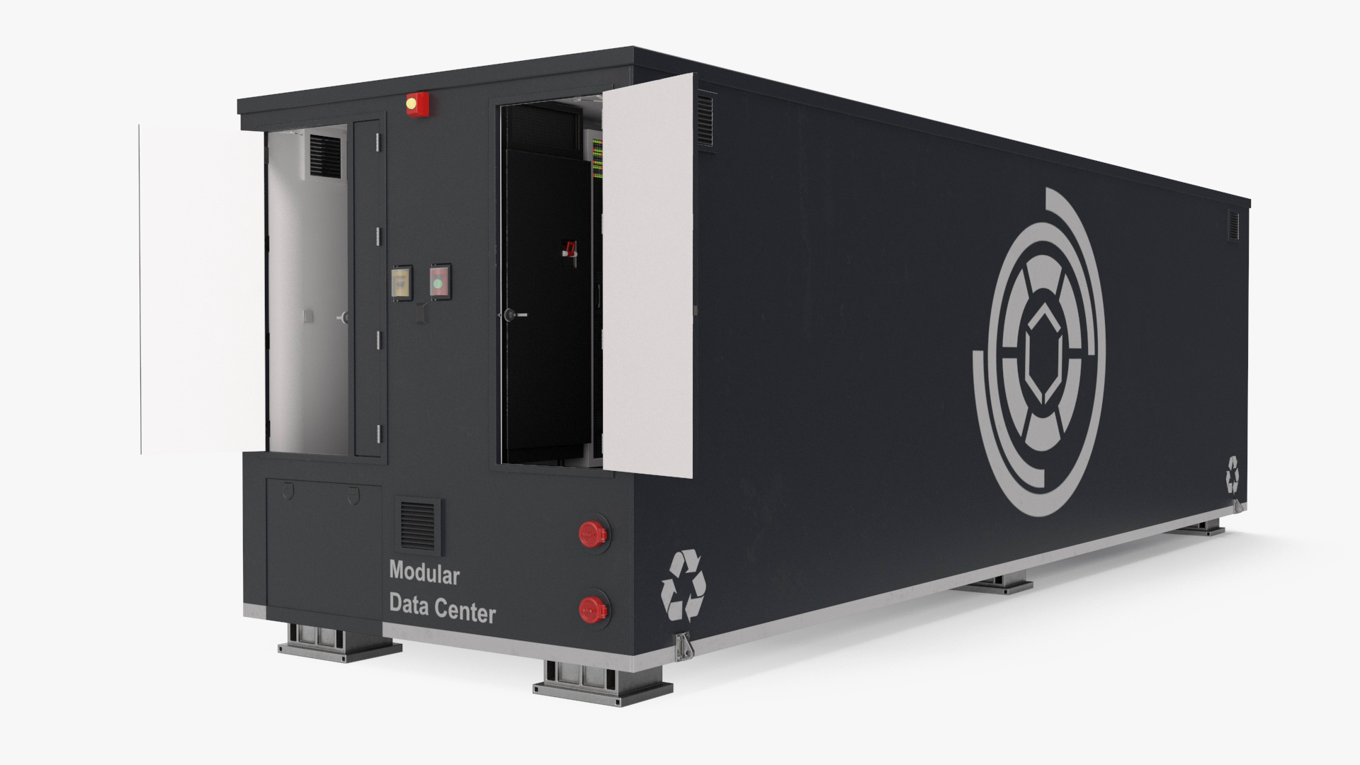3D model Containerized Data Center