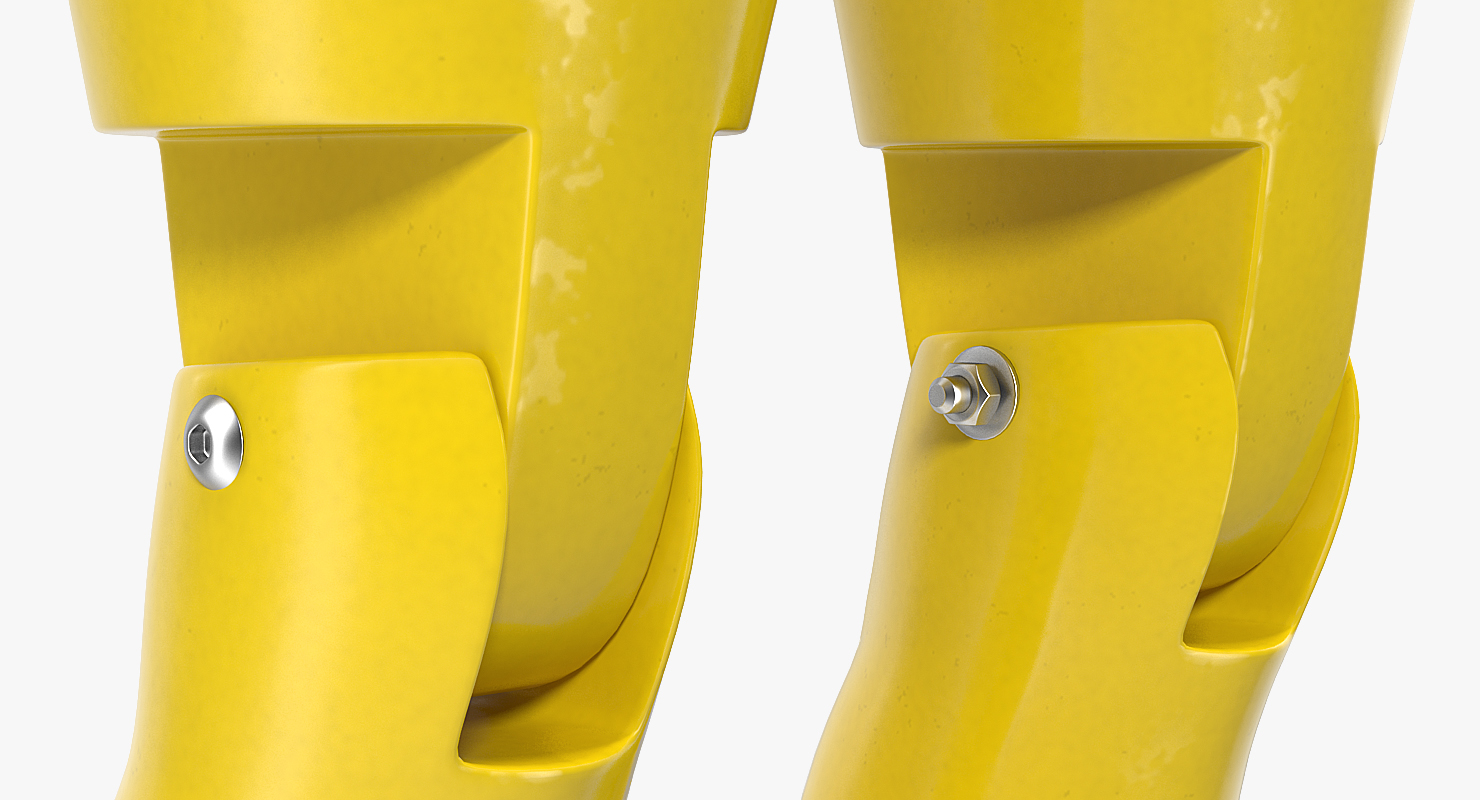 3D Crash Test Dummy Rigged model