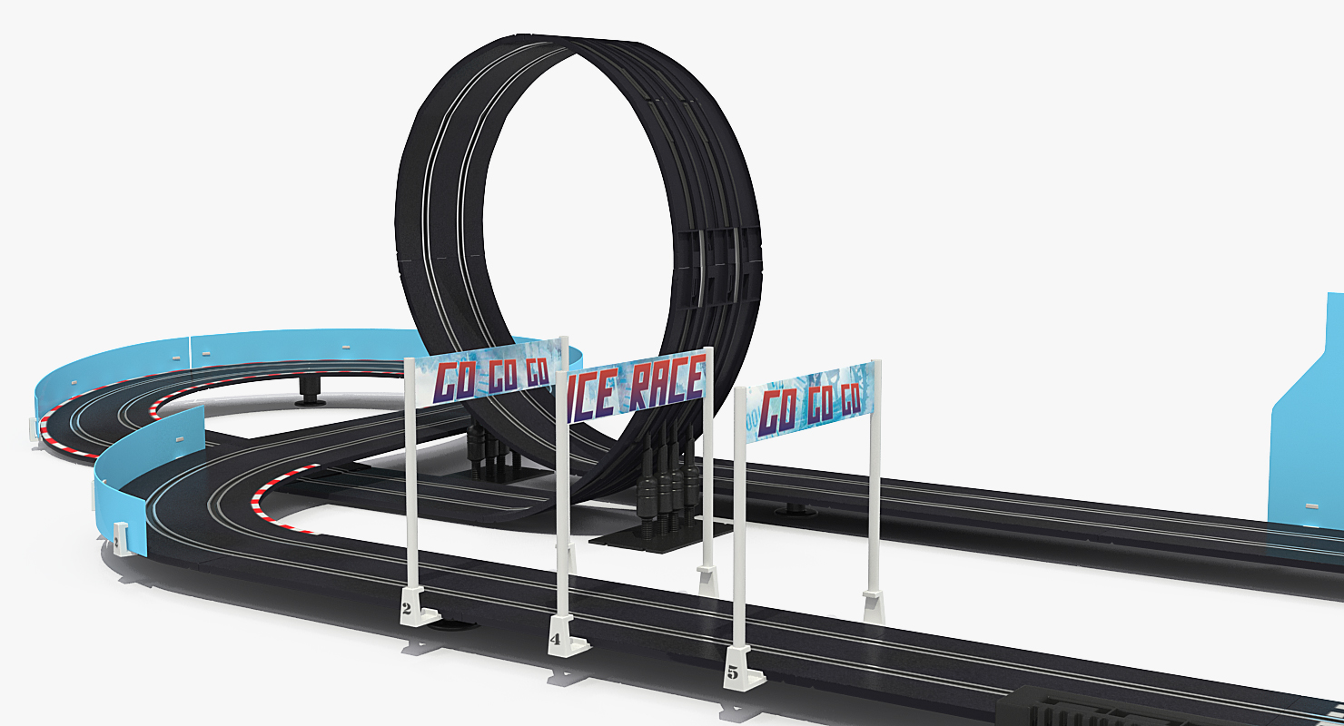 3D Toy Racing Car Track Generic model