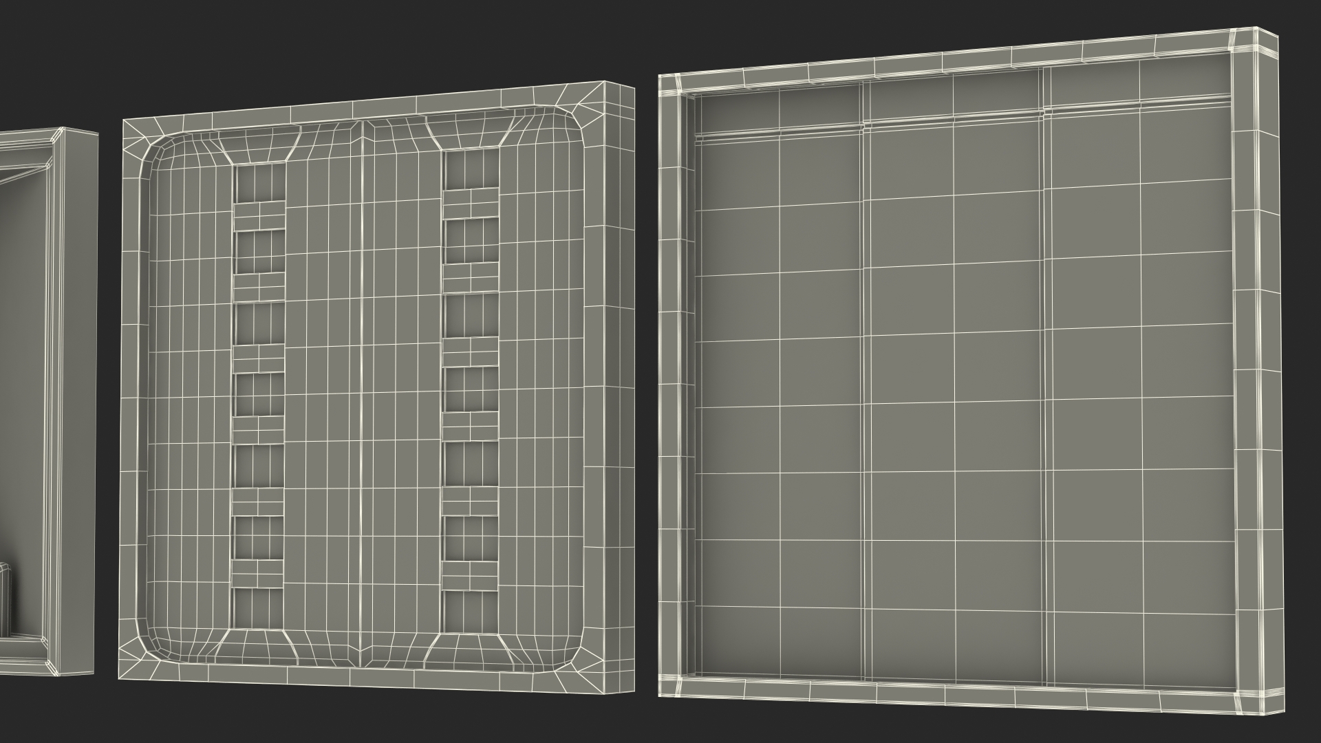 Sci-Fi Wall Panels Set 3D