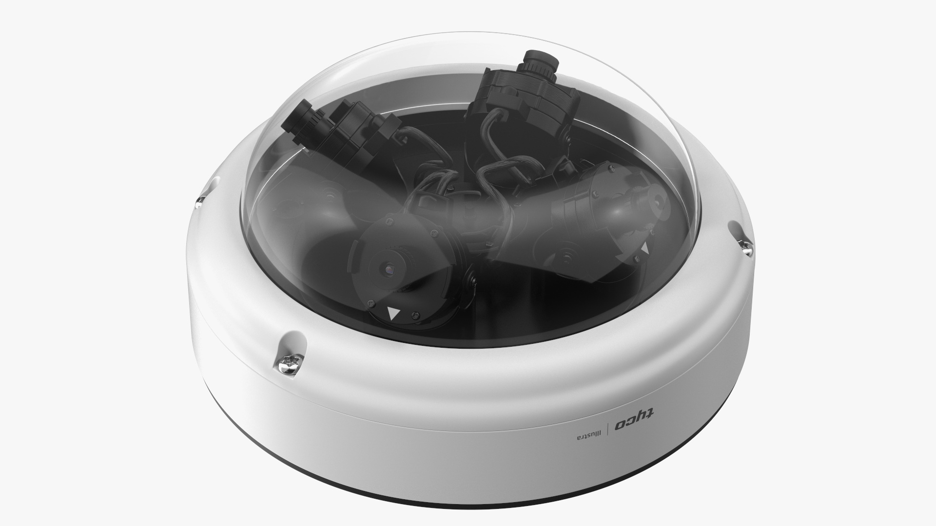 3D Tyco Illustra Flex Multi Sensor Camera model