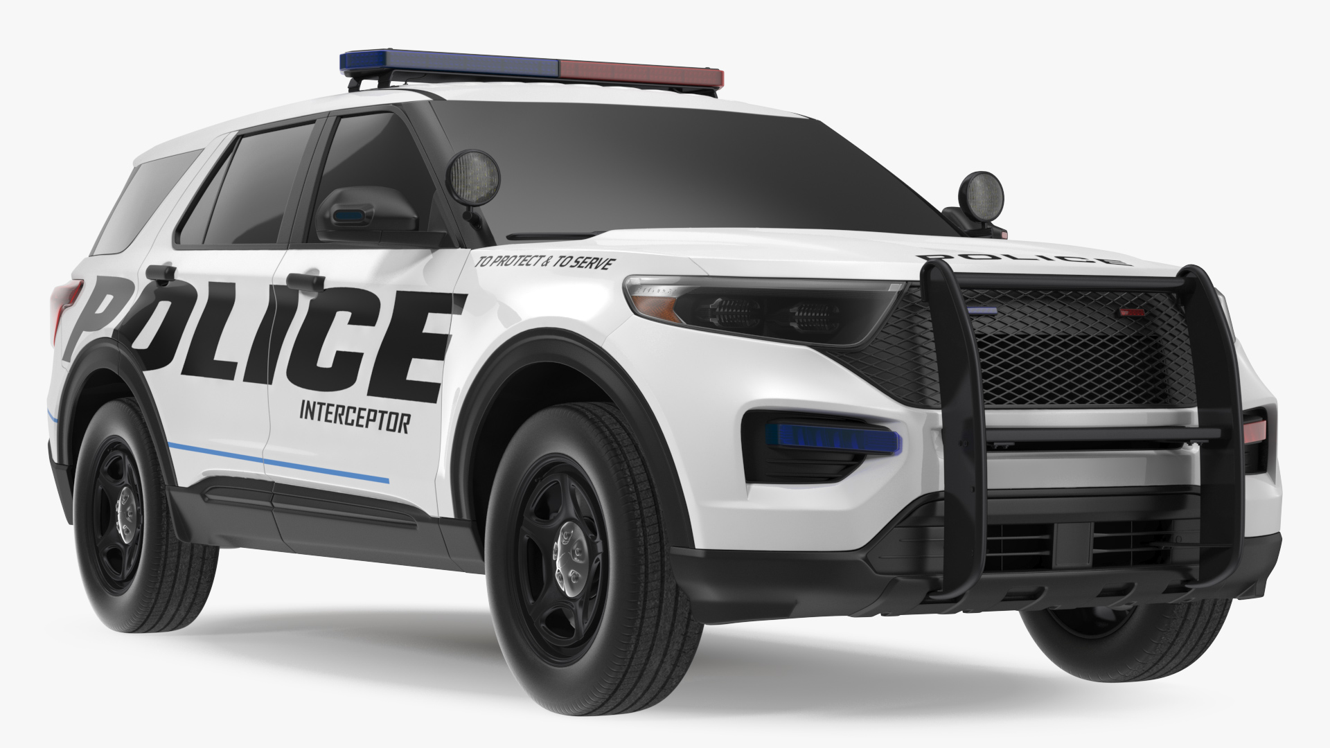 3D Police Interceptor SUV Exterior Only