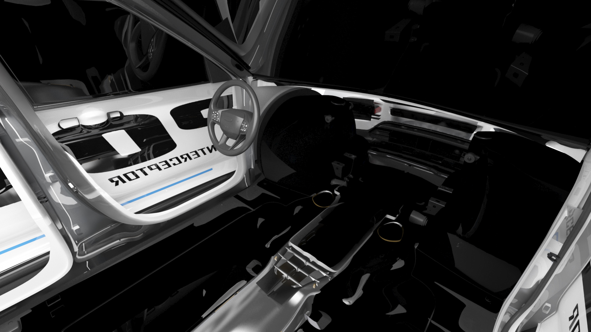 3D Police Interceptor SUV Exterior Only