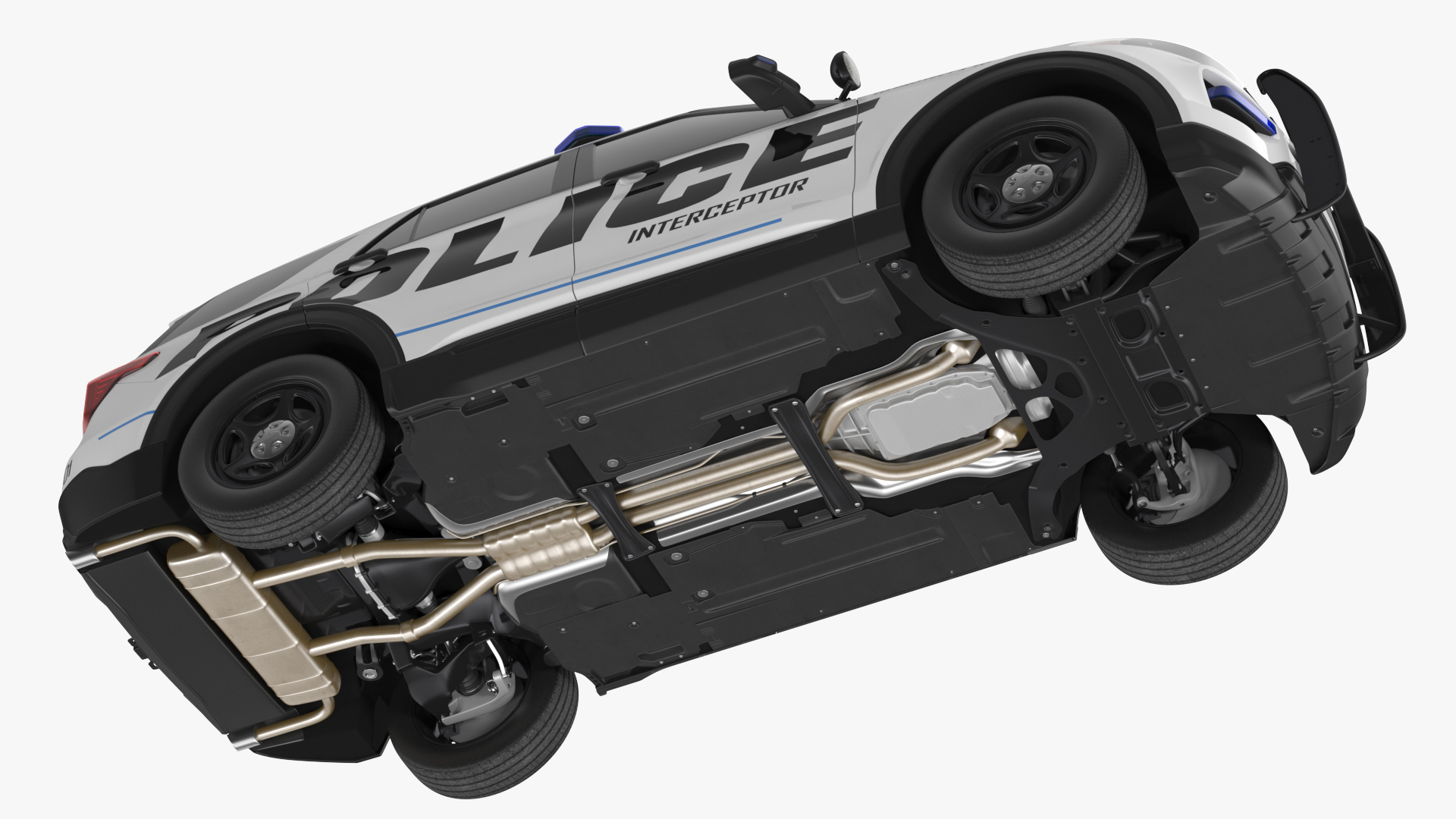 3D Police Interceptor SUV Exterior Only