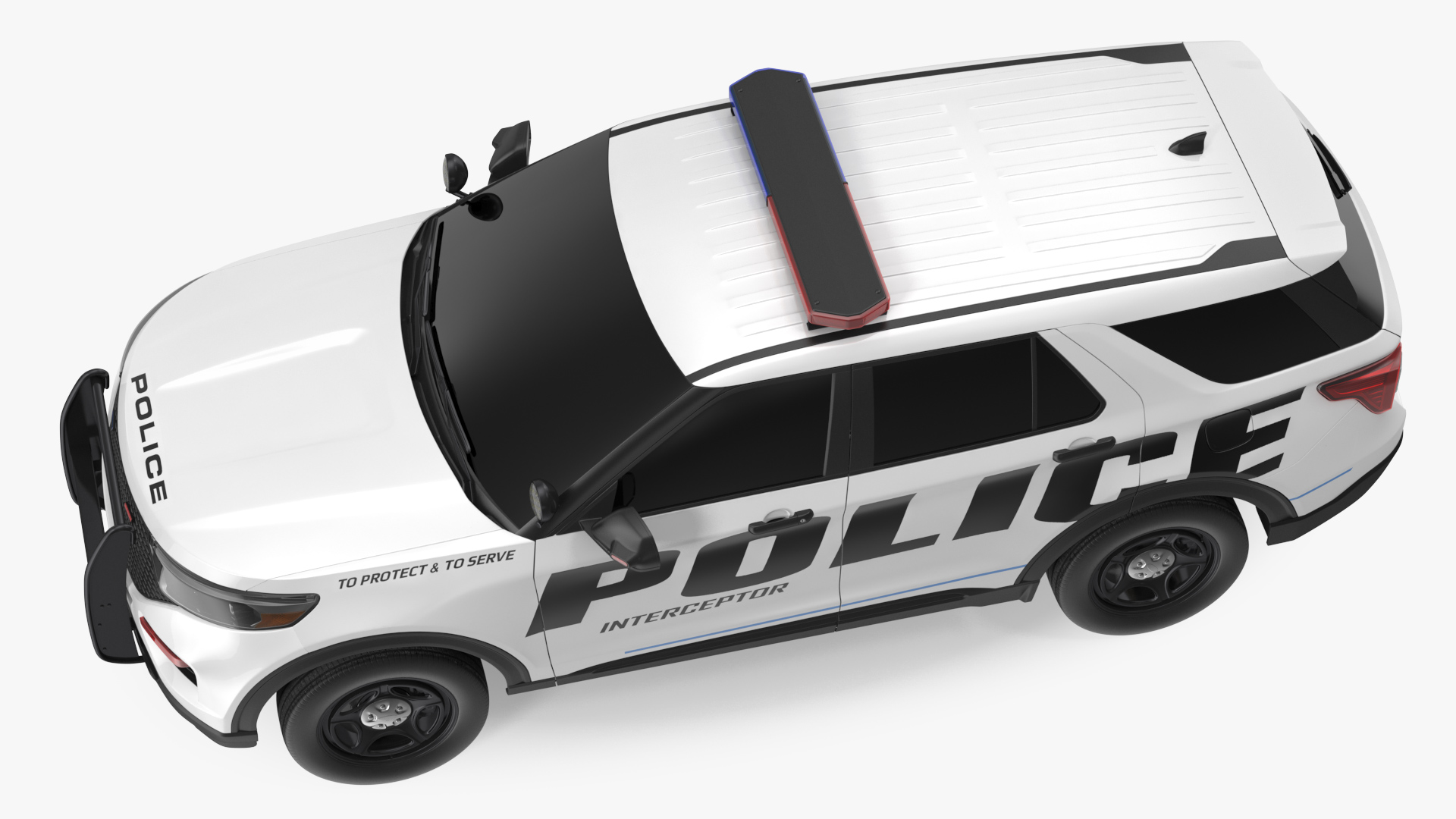 3D Police Interceptor SUV Exterior Only