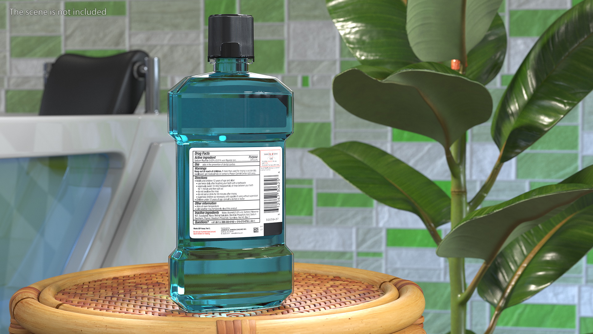 3D Listerine Cool Mint Antiseptic Mouthwash 500ml