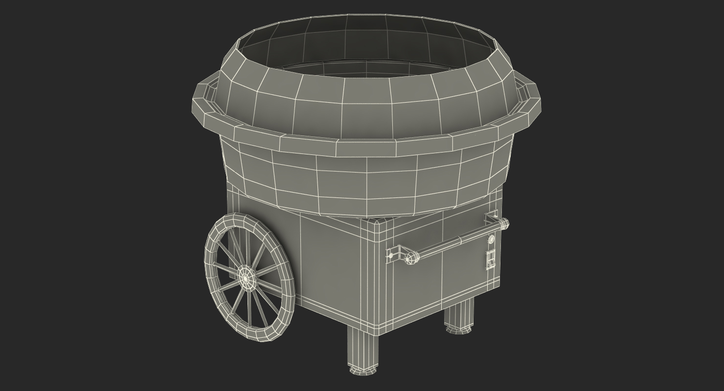 Carnival Cotton Candy Maker 3D
