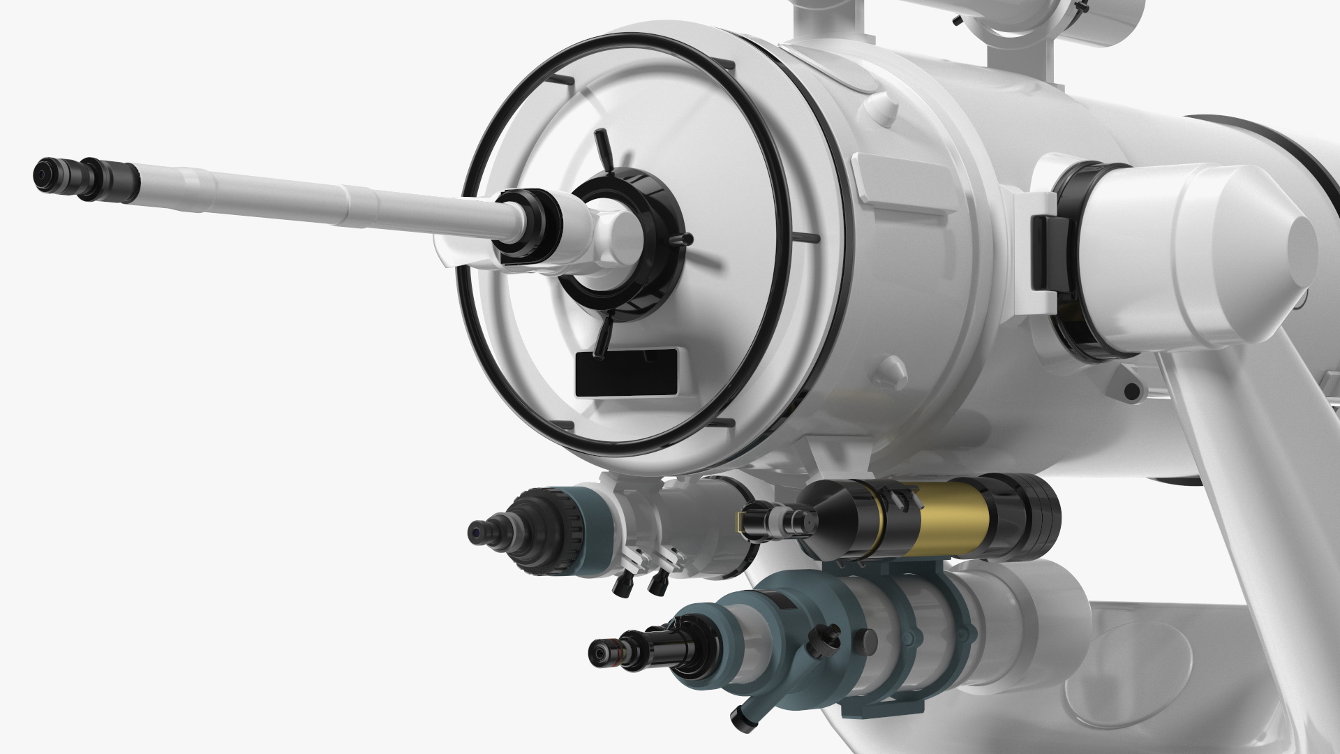 3D model Mitaka GNF60 Observatory Telescope Rigged for Cinema 4D