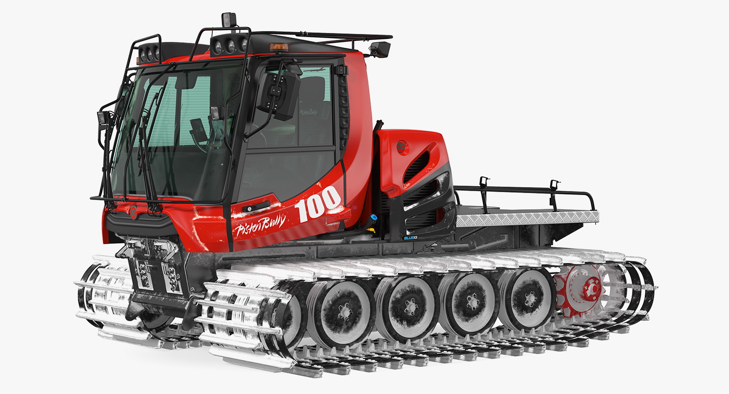 3D model Snowy PistenBully Snowcat
