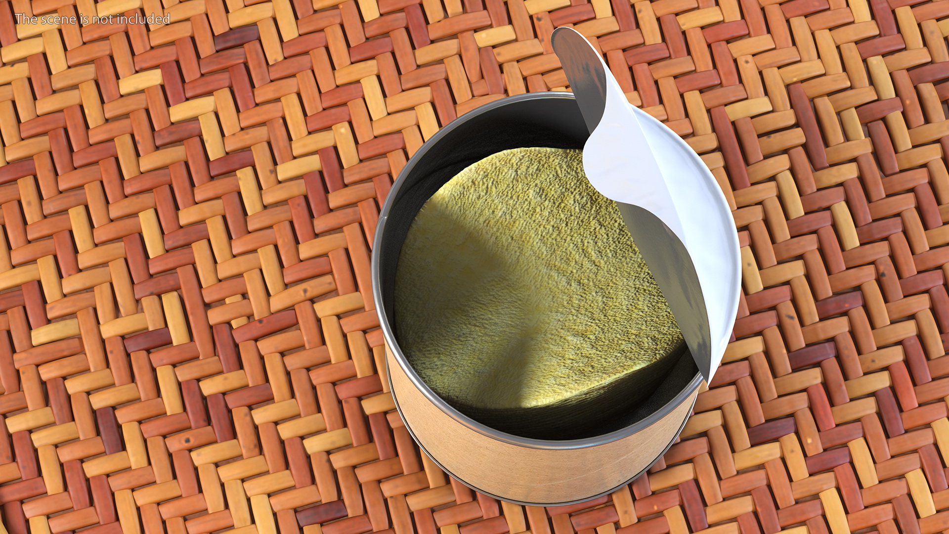 Small Opened Paper Tube of Potato Chips 3D model