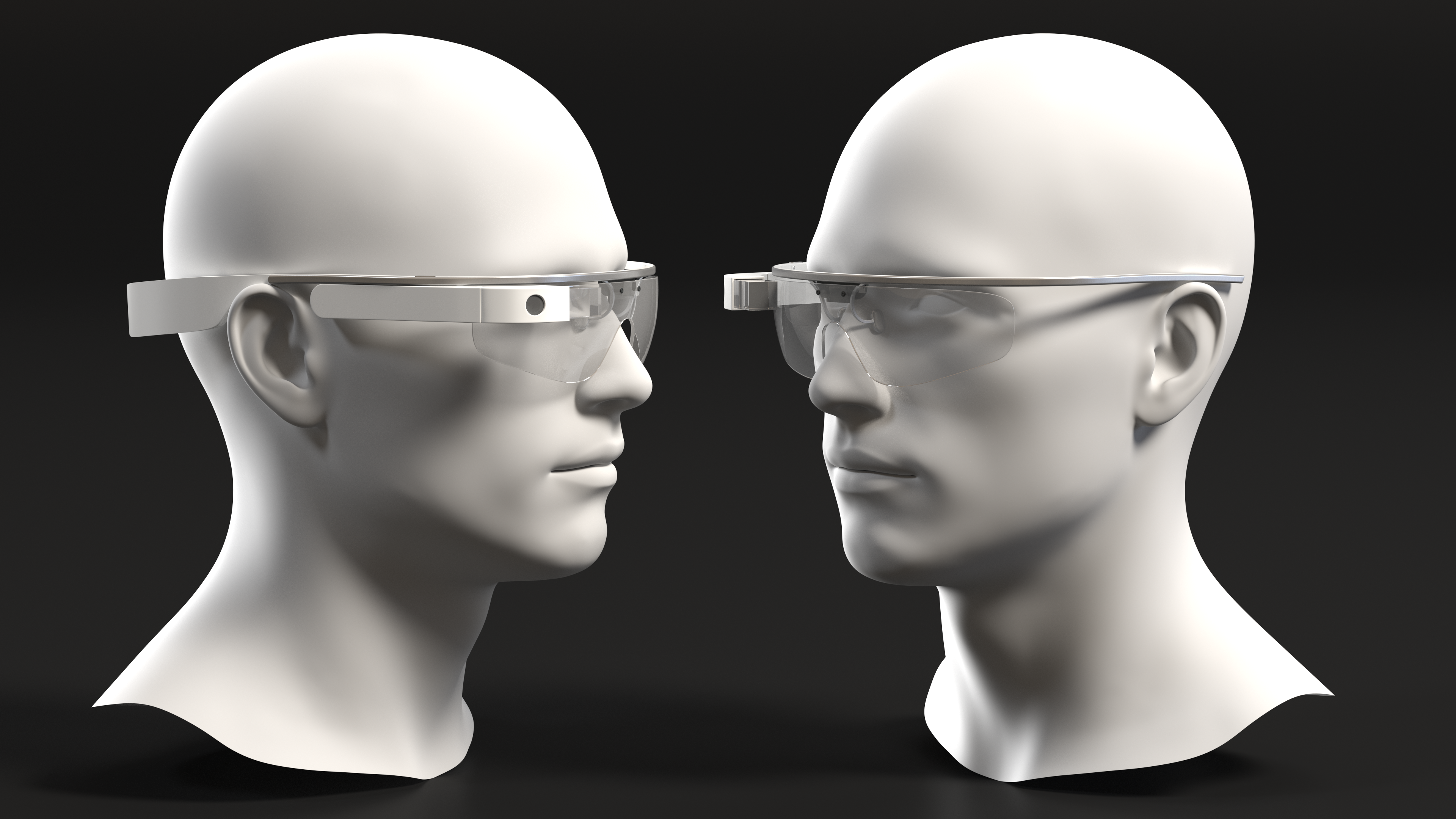 Google Glasses 2 on Mannequin Head