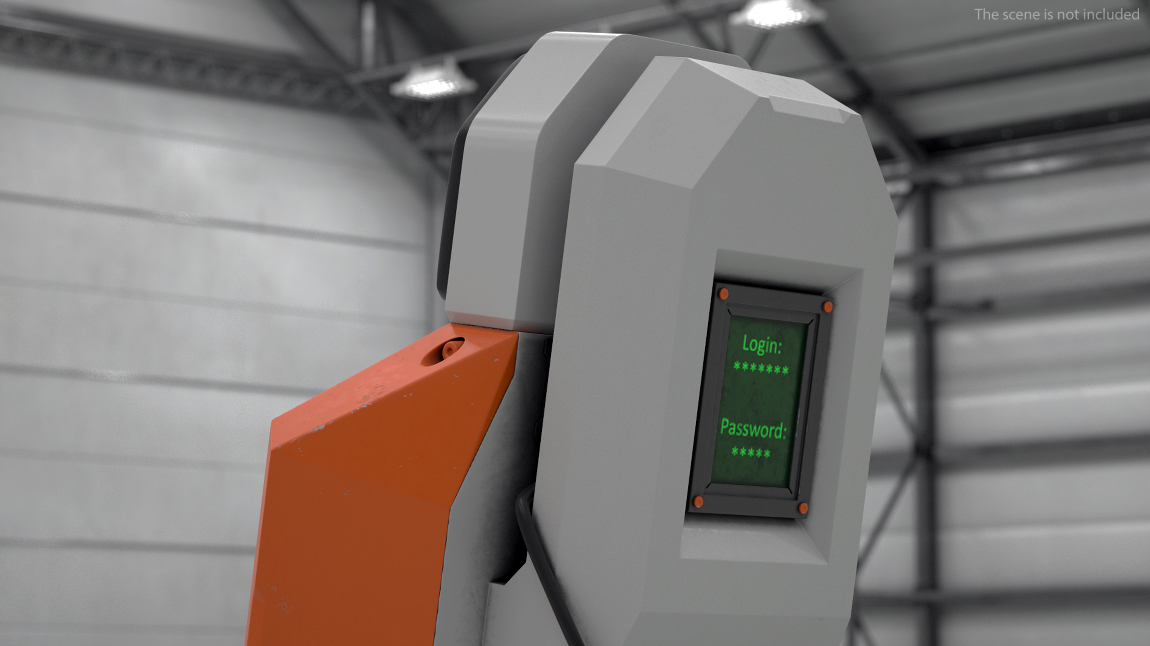 3D Futuristic Pilot Seat