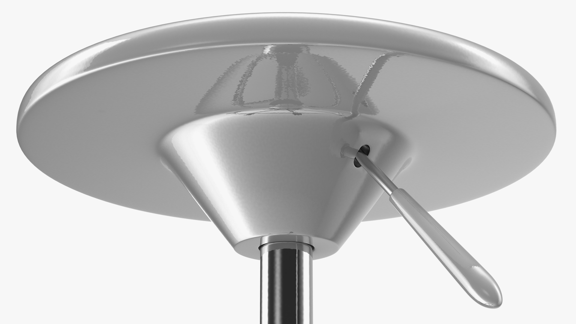 3D Adjustable Drafting Stool White