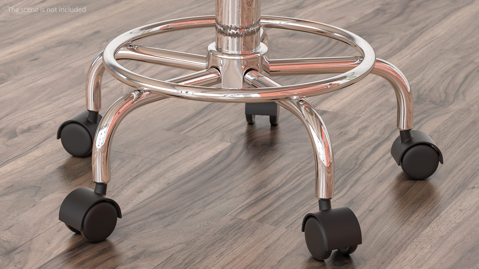 3D Adjustable Drafting Stool White