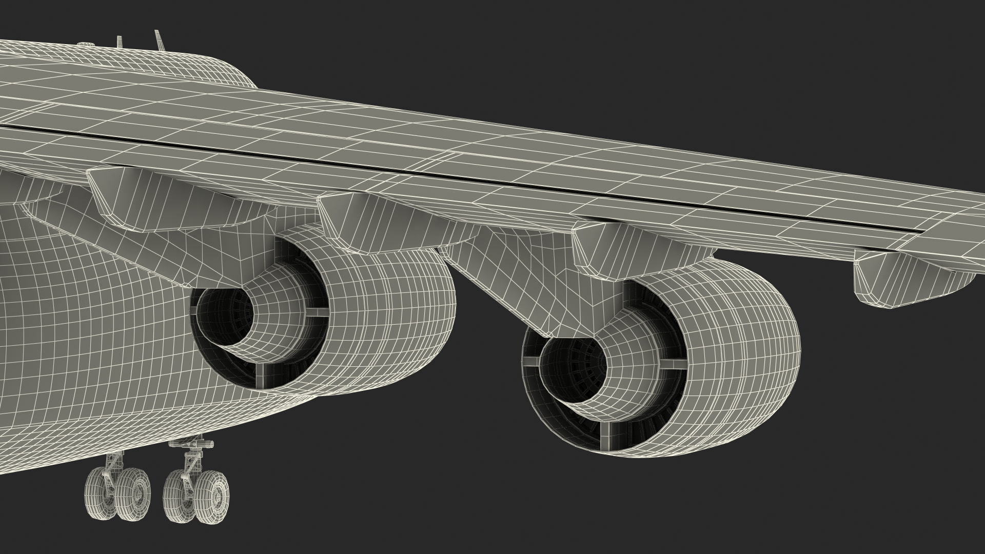 3D model Antonov An124 100 Ruslan Aircraft Rigged