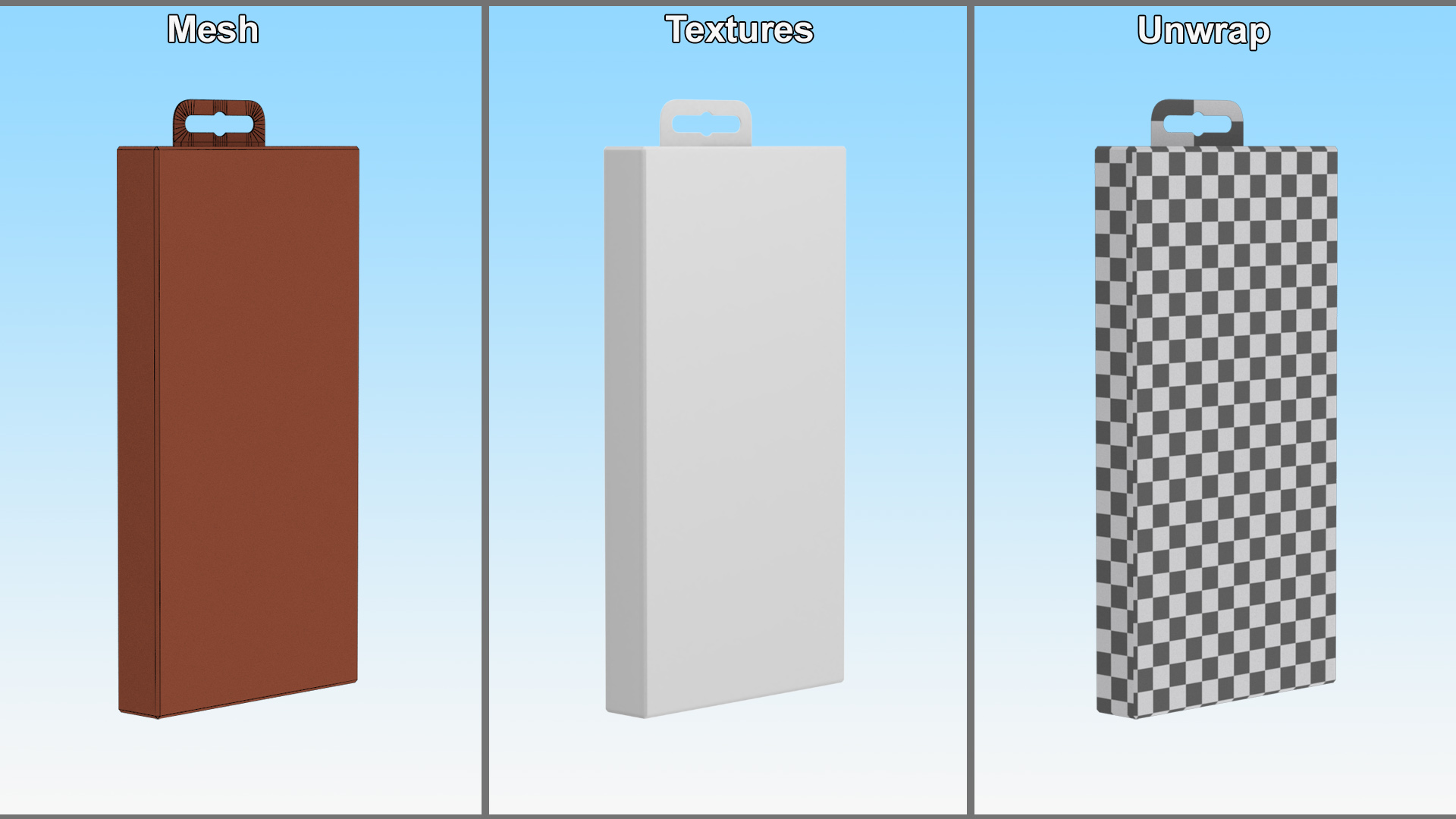 3D model Smartphone Case Packaging