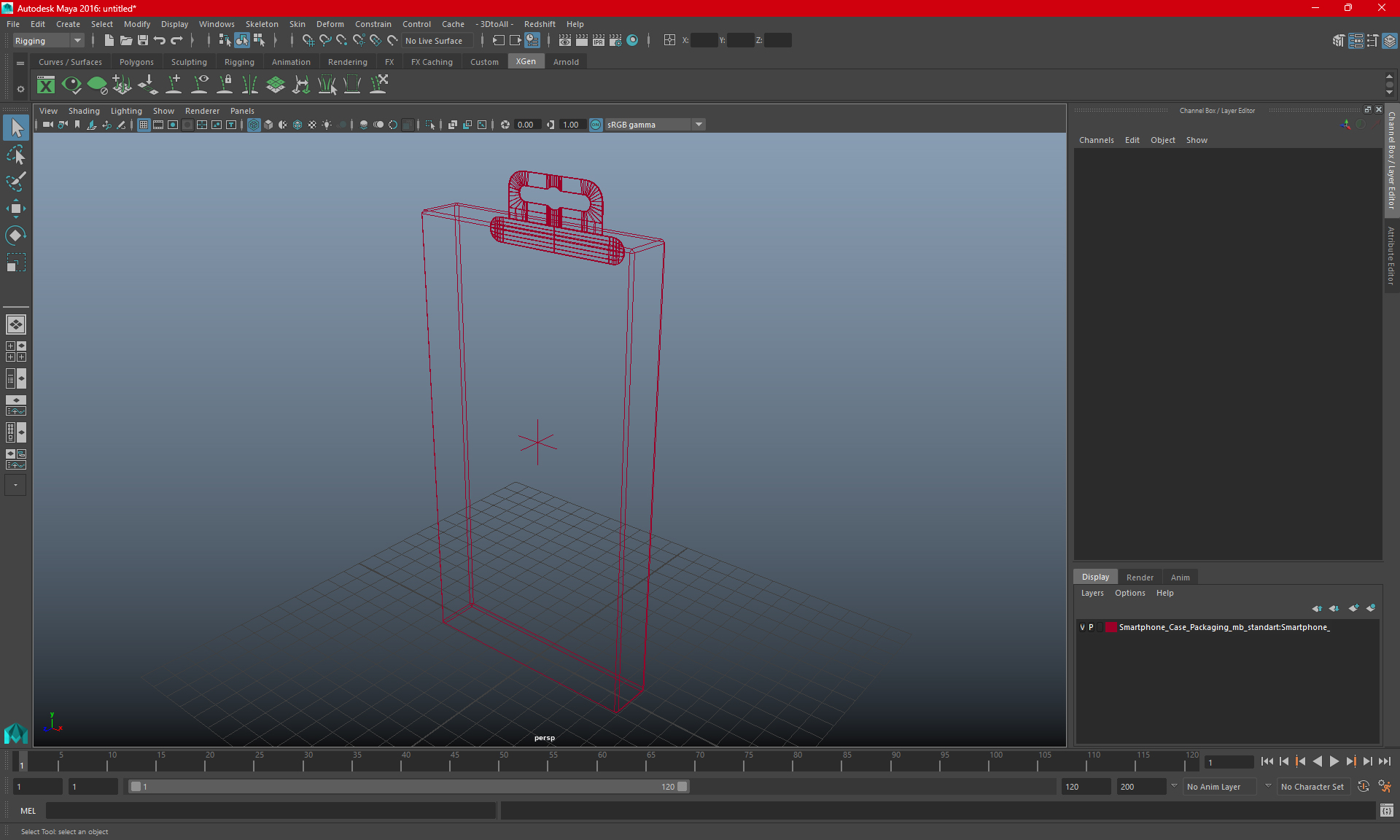 3D model Smartphone Case Packaging
