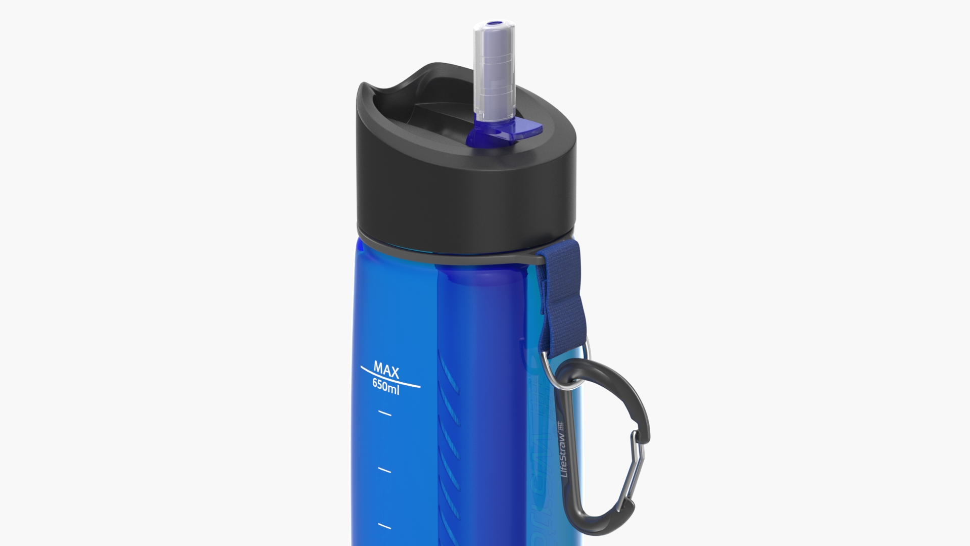 LifeStraw Go Water Filter Bottle Blue 3D