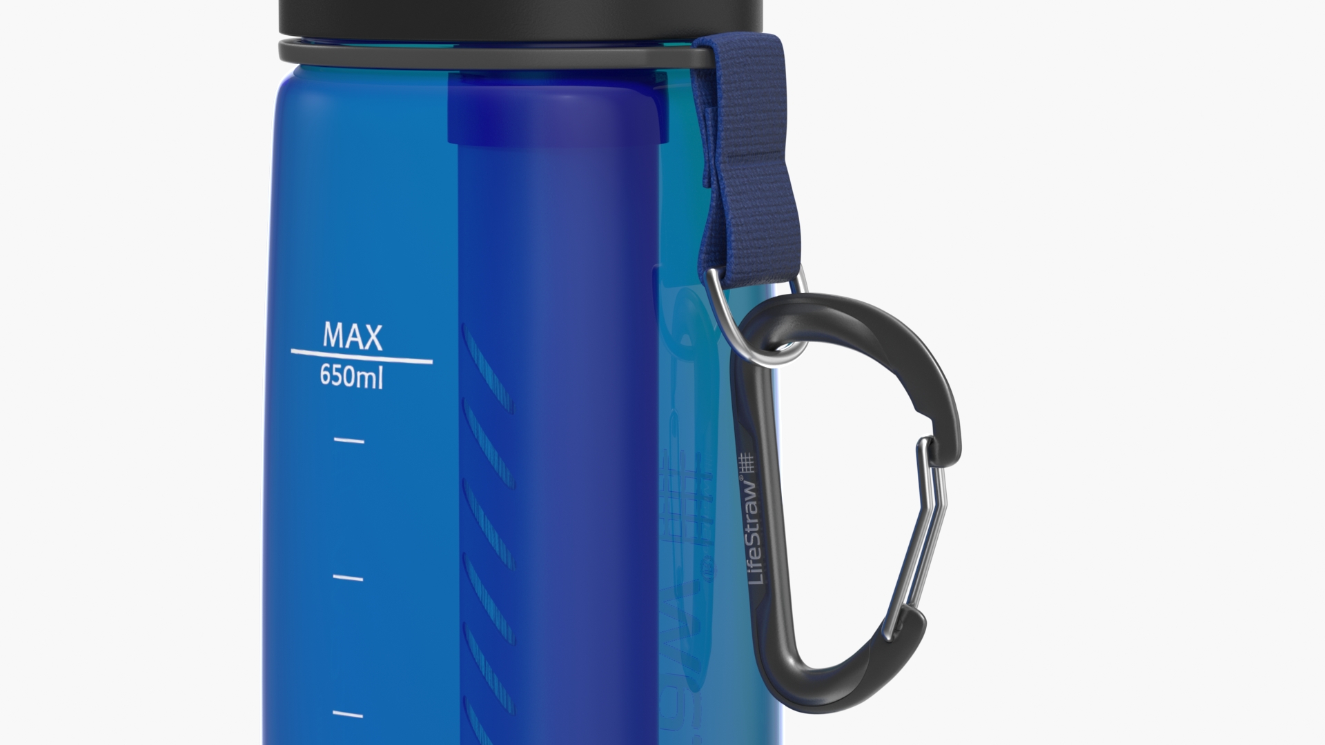 LifeStraw Go Water Filter Bottle Blue 3D