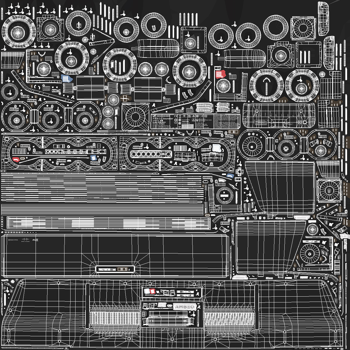 3D model Sennheiser Ambeo Soundbar