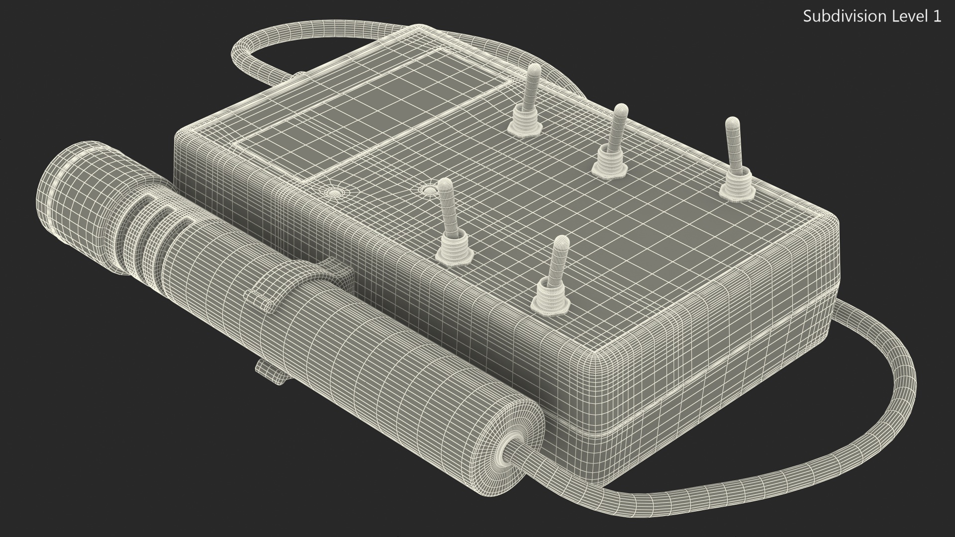 Images GCA 06 Professional Digital Geiger Counter 3D model