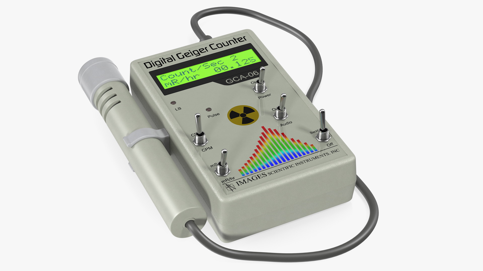 Images GCA 06 Professional Digital Geiger Counter 3D model