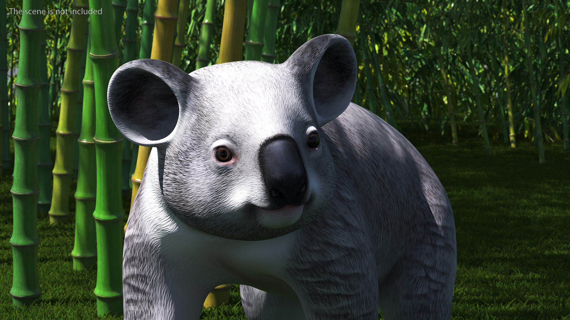 Australian Koala Rigged for Maya 3D