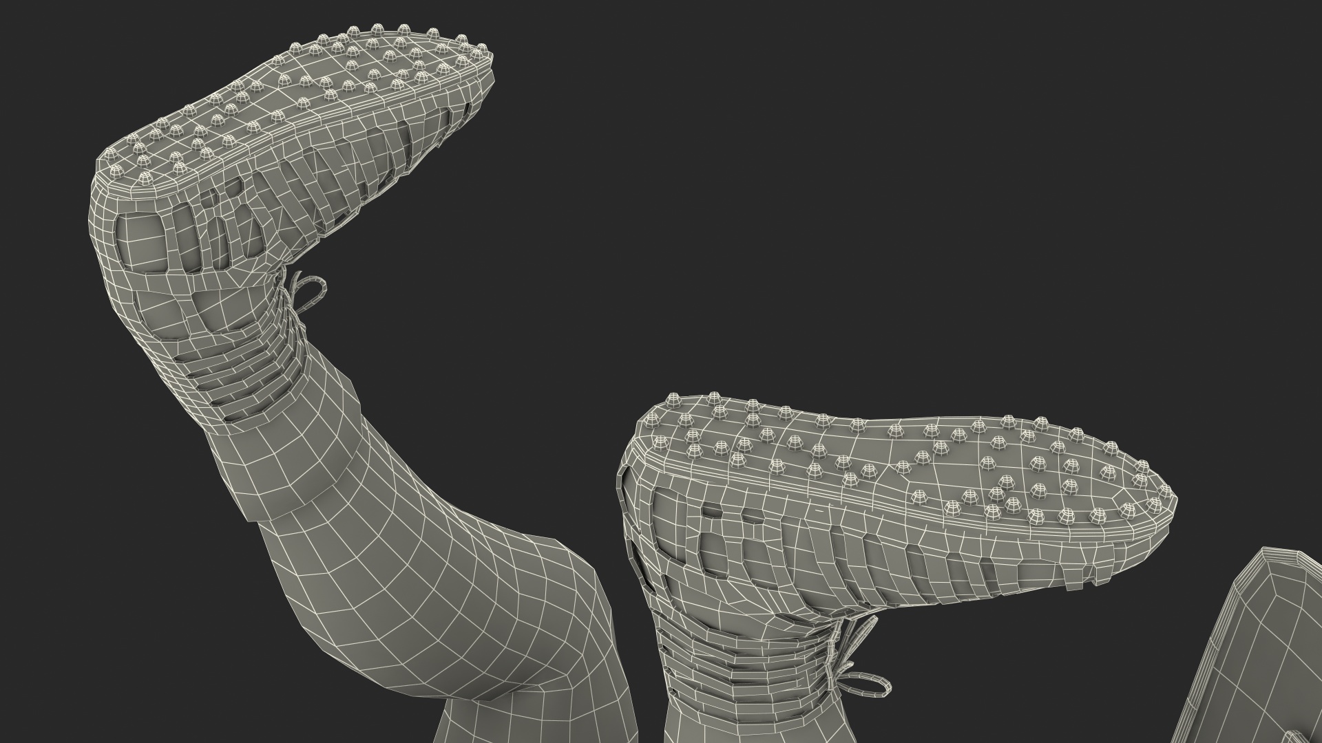 3D Roman Legionnaire with Gladius Attack Pose Fur