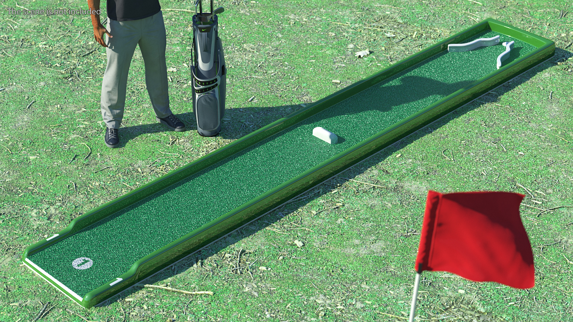 3D model Mini Golf Portable Outdoor Course Hole 1