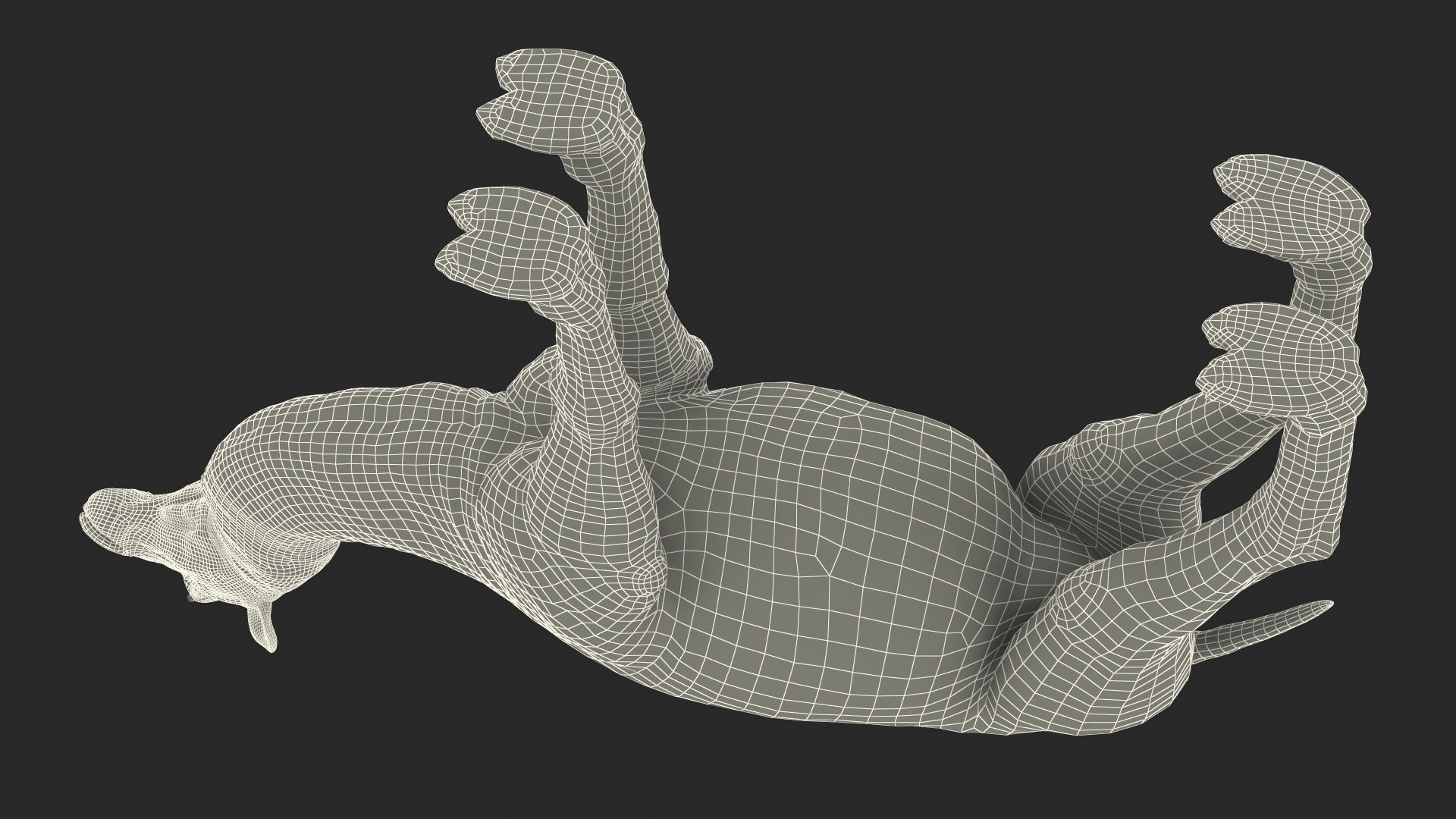 3D model Bactrian Camel Fur Rigged