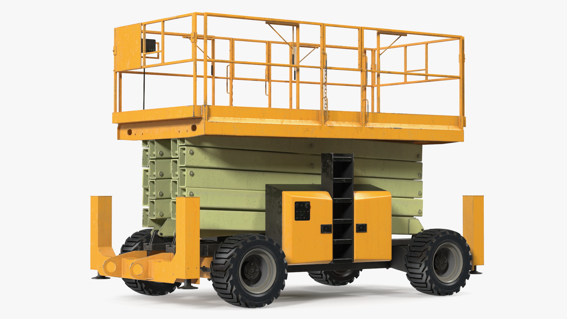3D Scissor Lift Platform