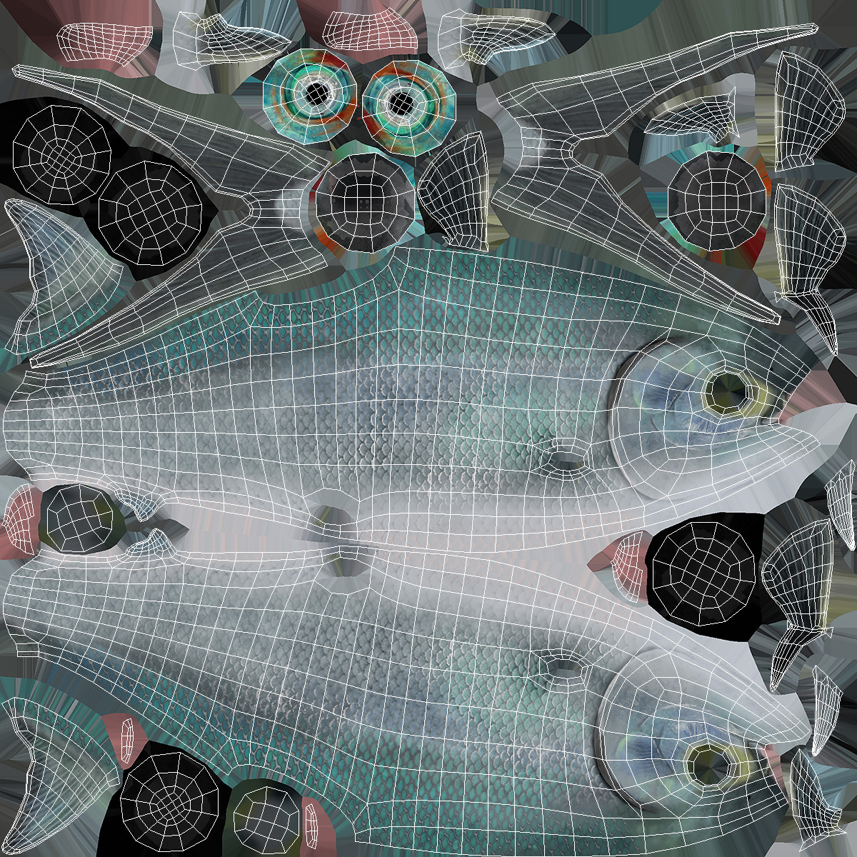 3D model Milkfish