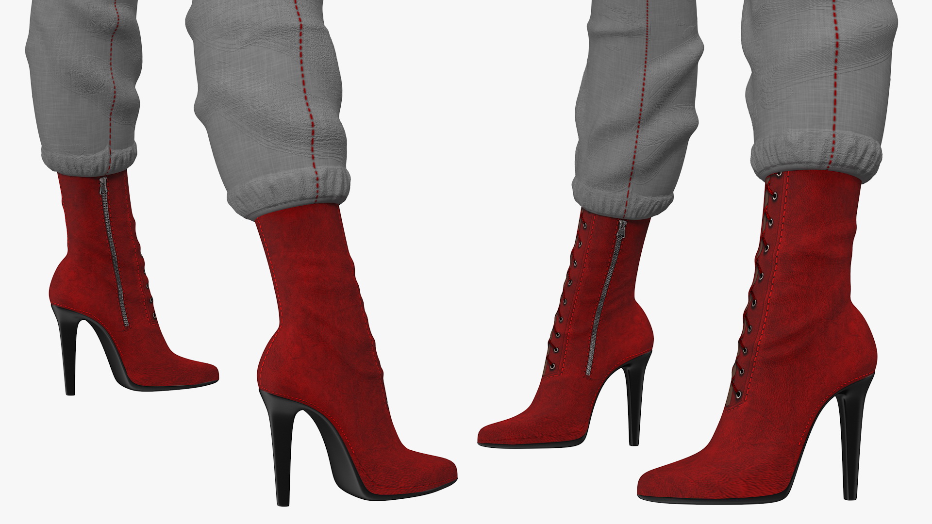 Light Skin City Style Woman 3D