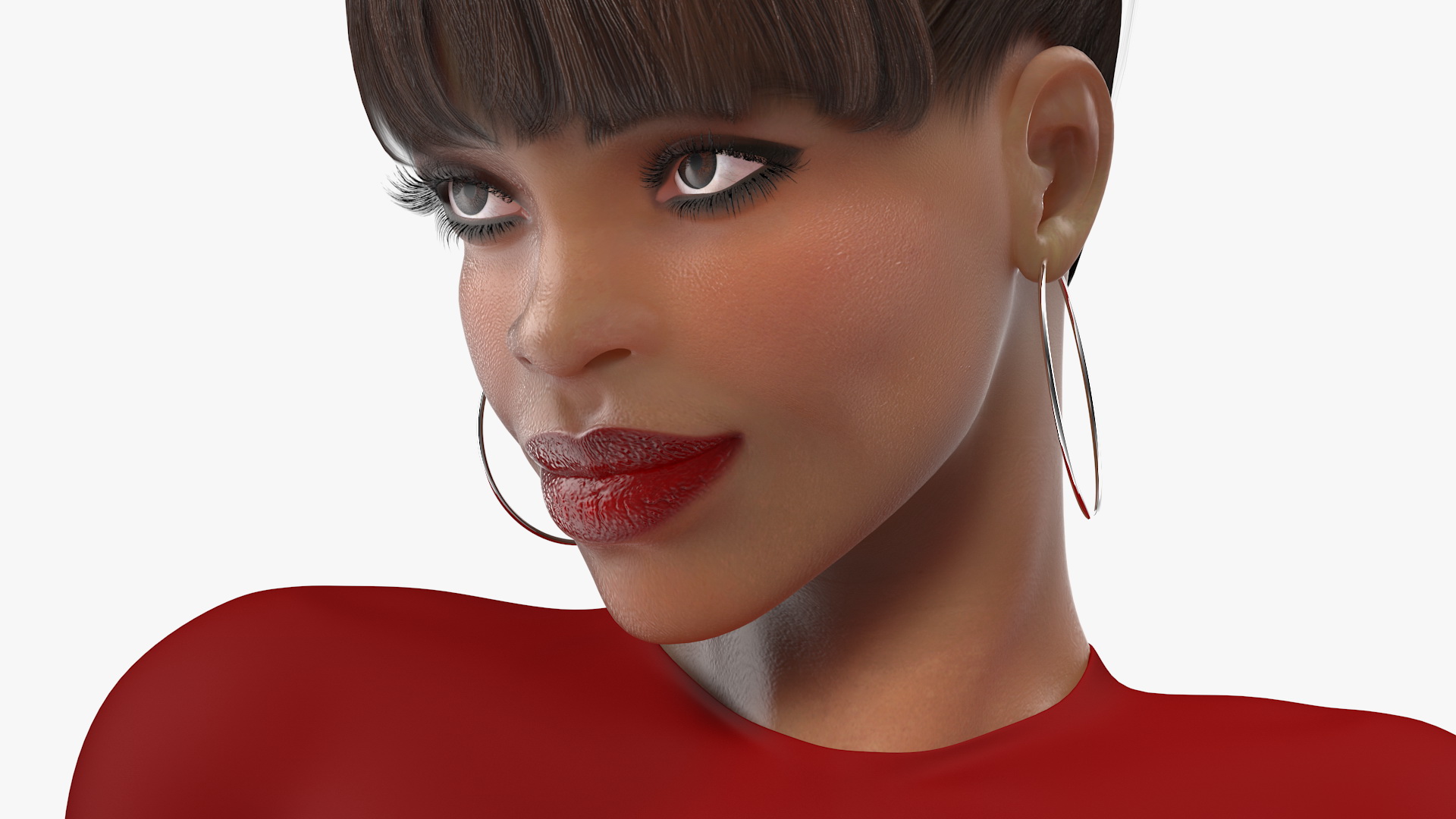 Light Skin City Style Woman 3D