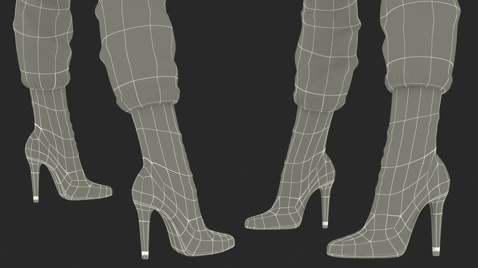 Light Skin City Style Woman 3D