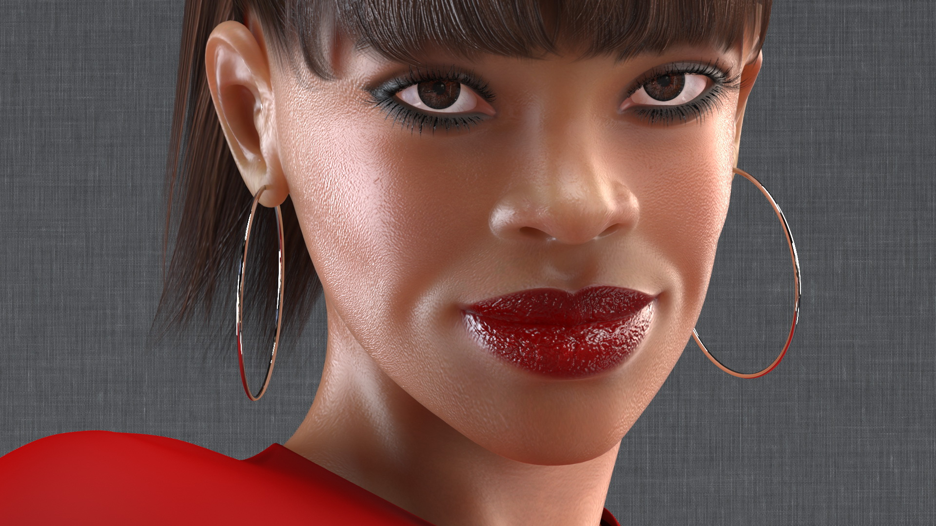 Light Skin City Style Woman 3D