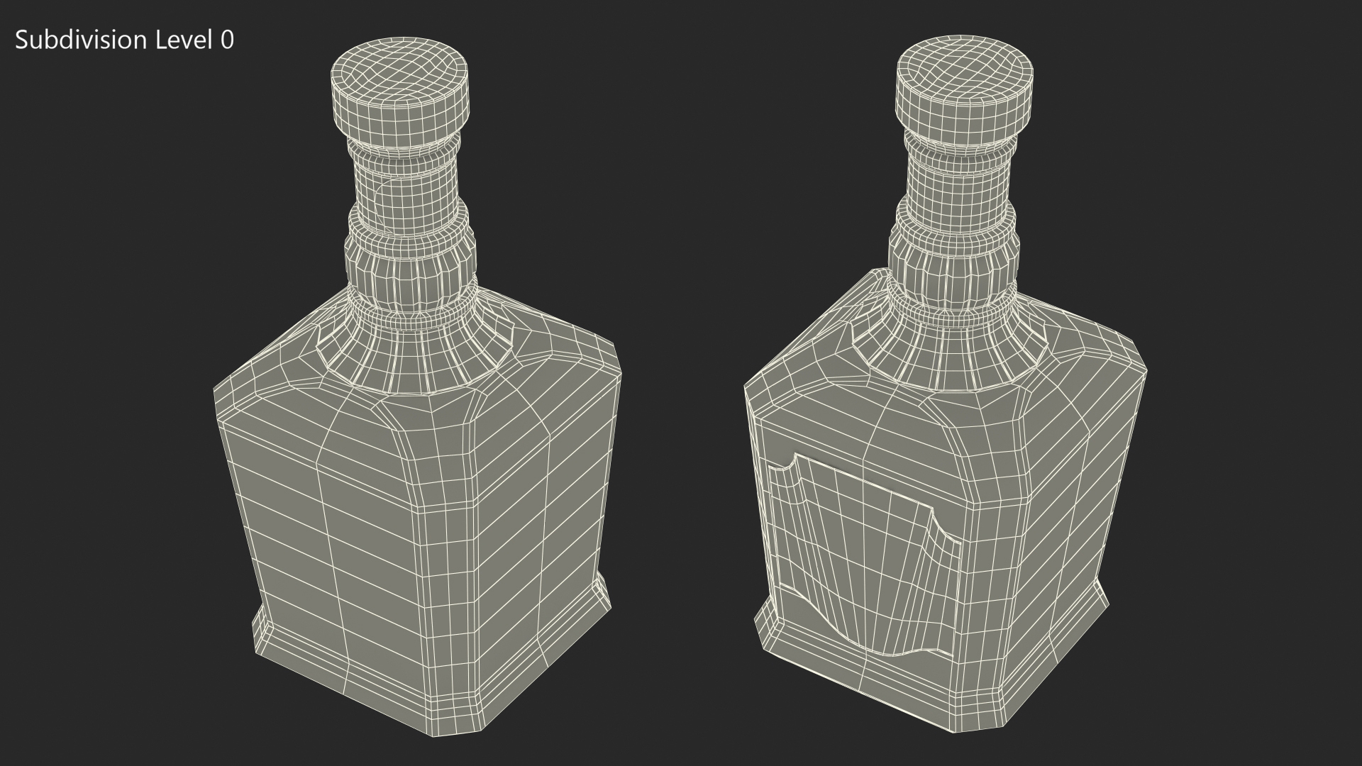 3D model Whiskey Jack Daniels Light Single-Barrel