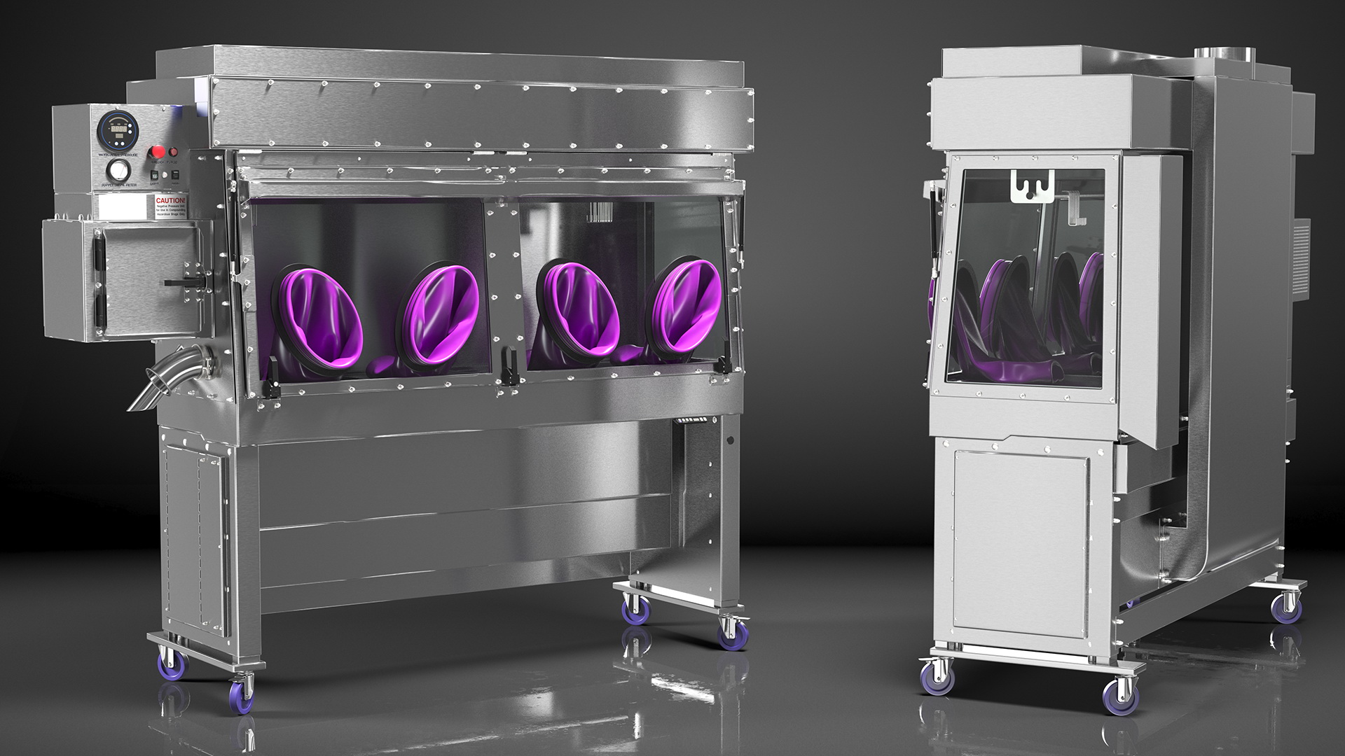 3D Compounding Aseptic Isolator model