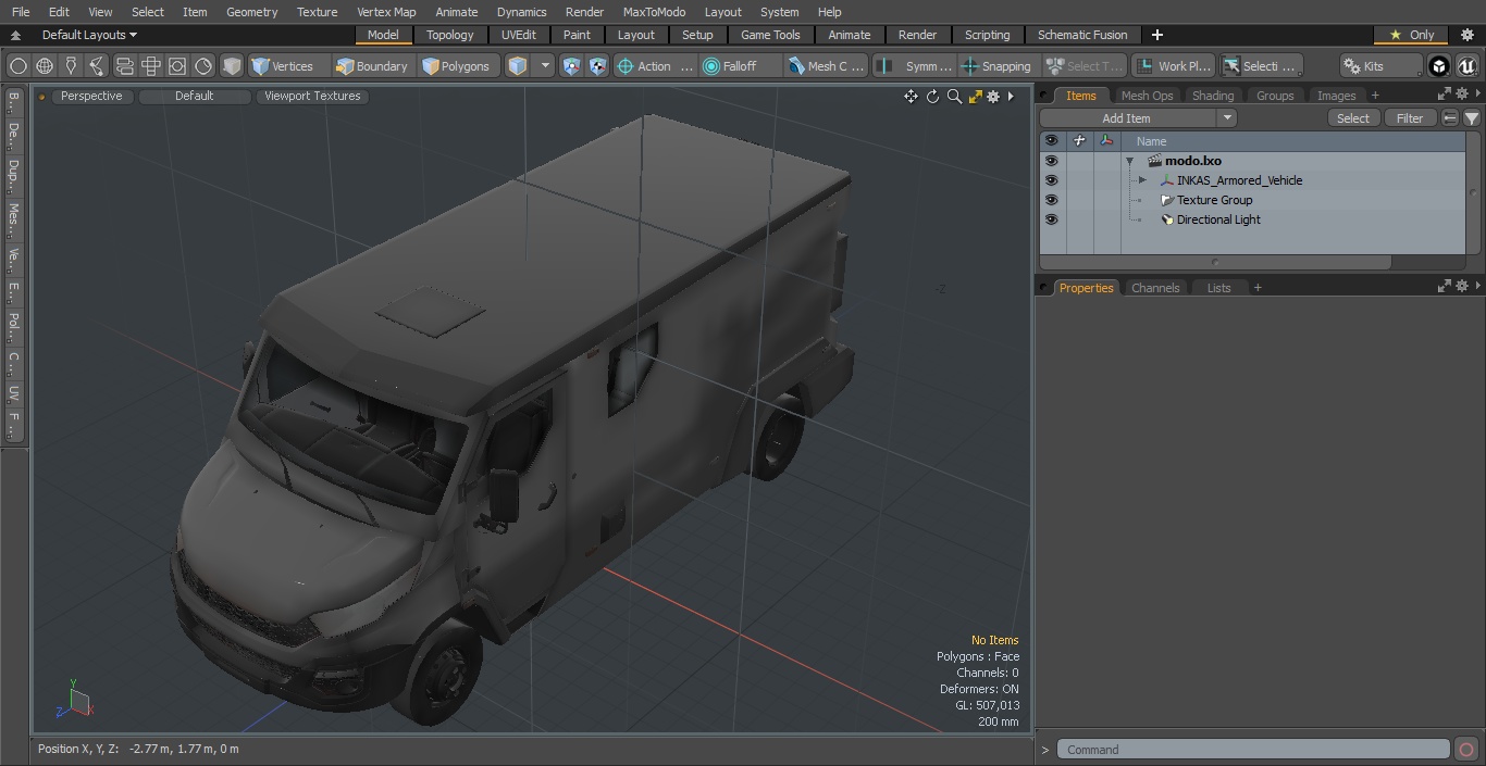 3D INKAS Armored Vehicle