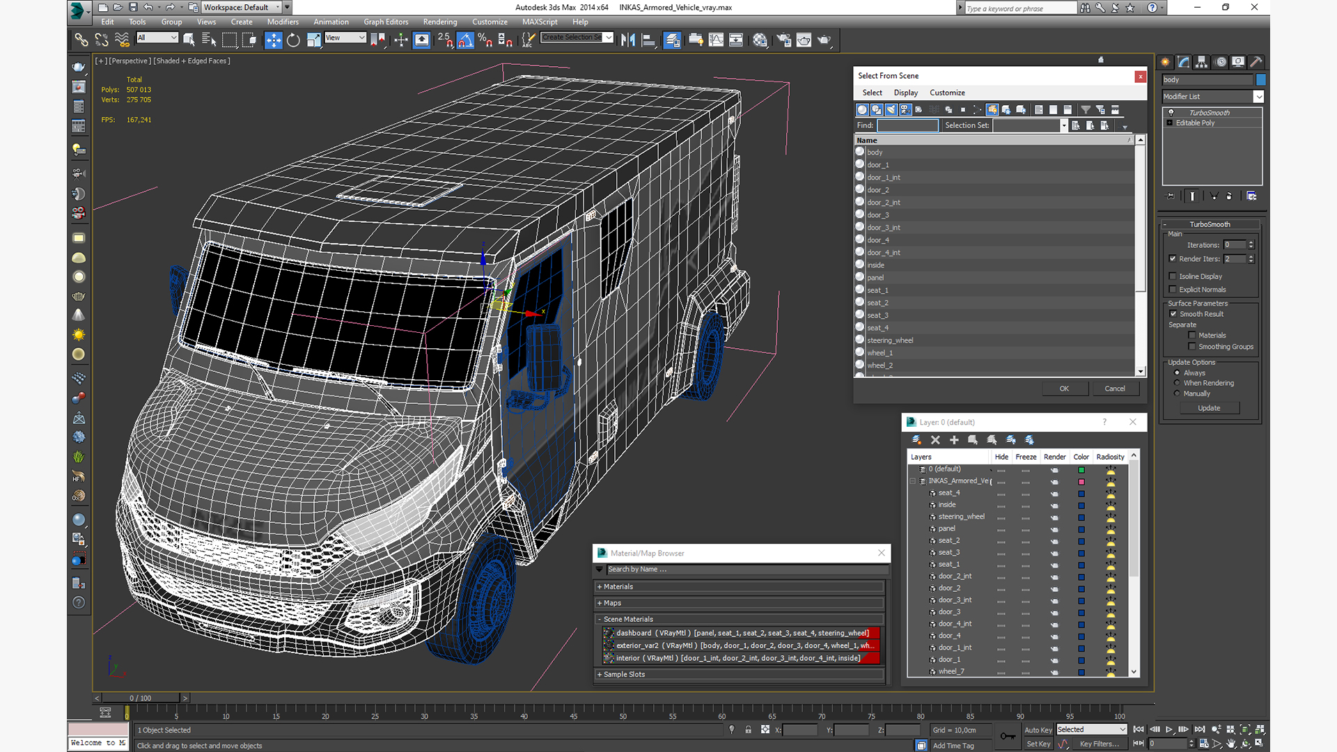 3D INKAS Armored Vehicle