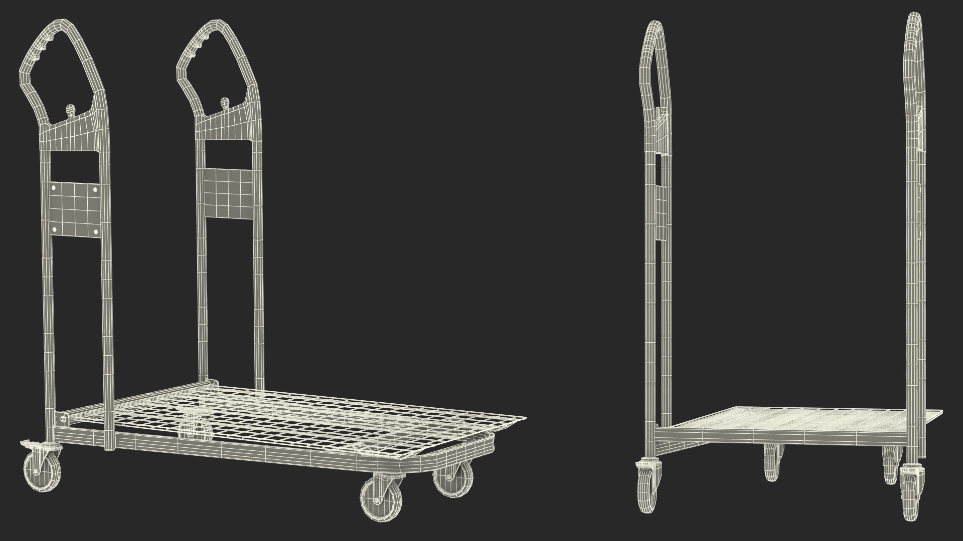 Cargo Shopping Trolley 3D