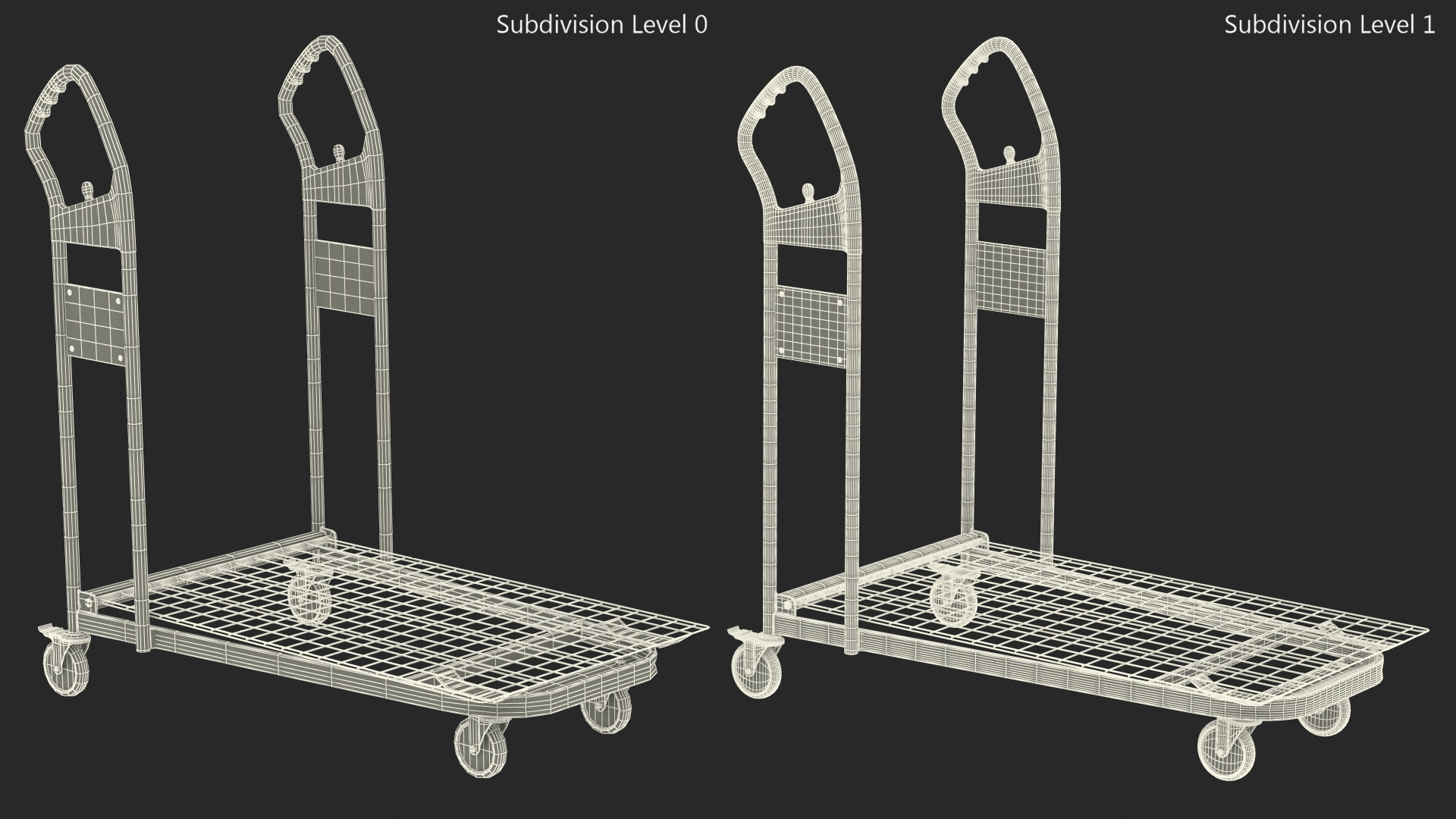 Cargo Shopping Trolley 3D