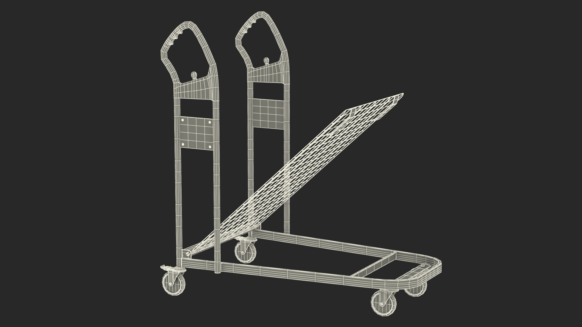Cargo Shopping Trolley 3D